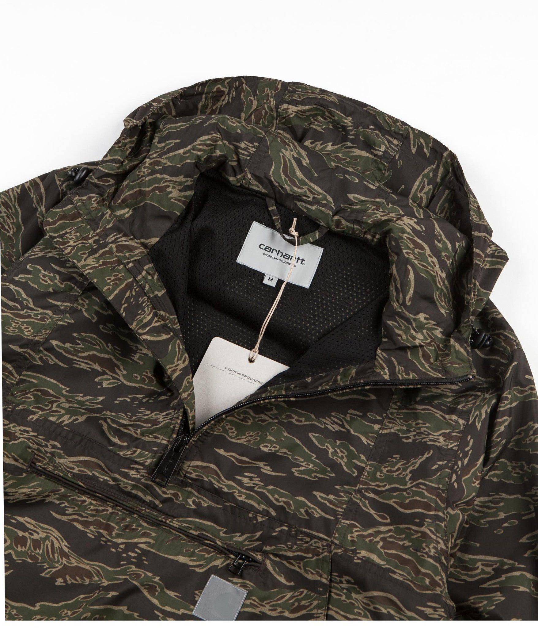 Carhartt Wilson Camo Tiger/Laurel Pullover Jacket - An Absolute Must-Have!