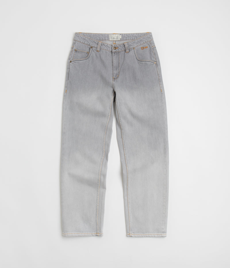 Dime Classic Relaxed Jeans - Stunning Dipped Sandblasted Grey