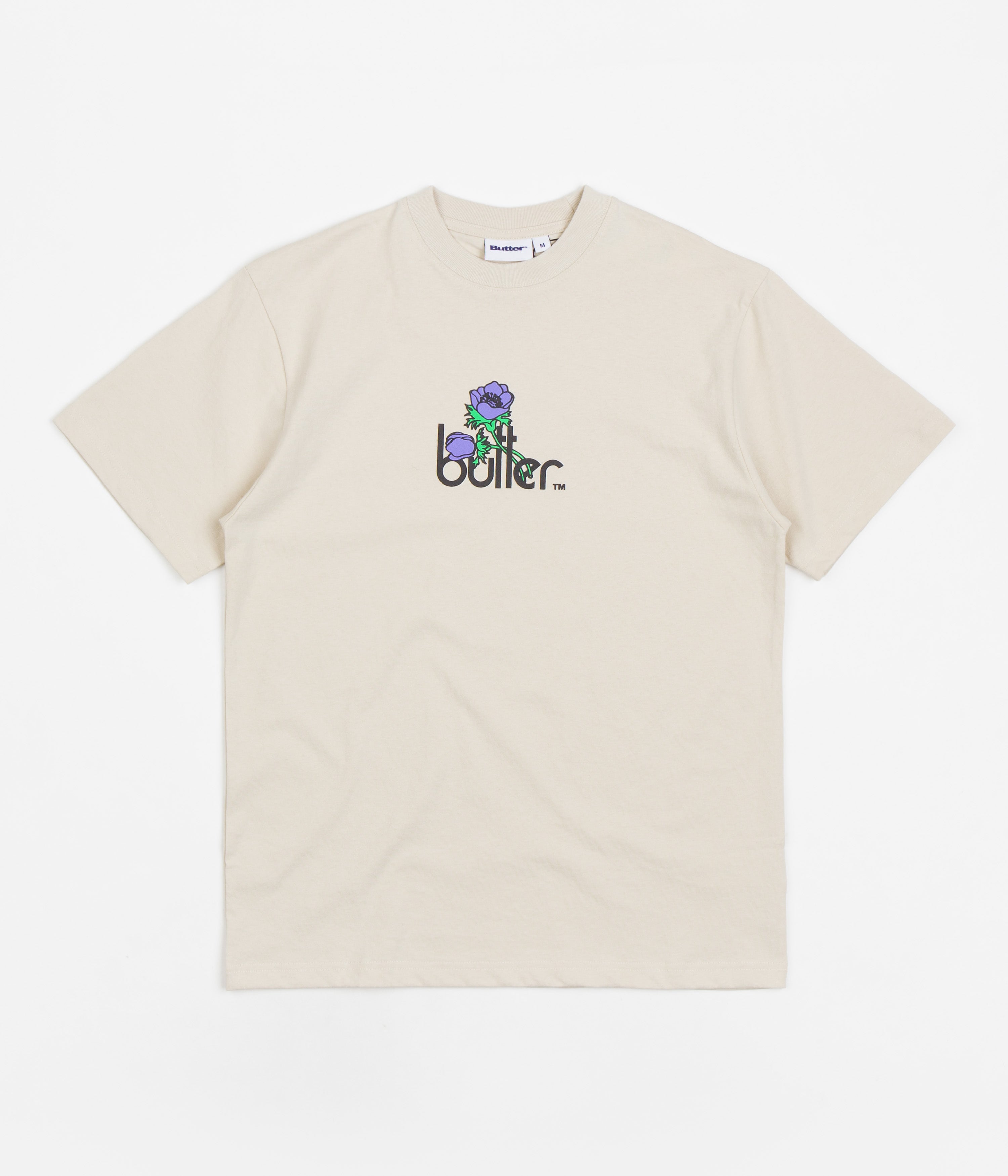 Butter Goods Cream Windflowers T-Shirt - Irresistible Floral Style!
