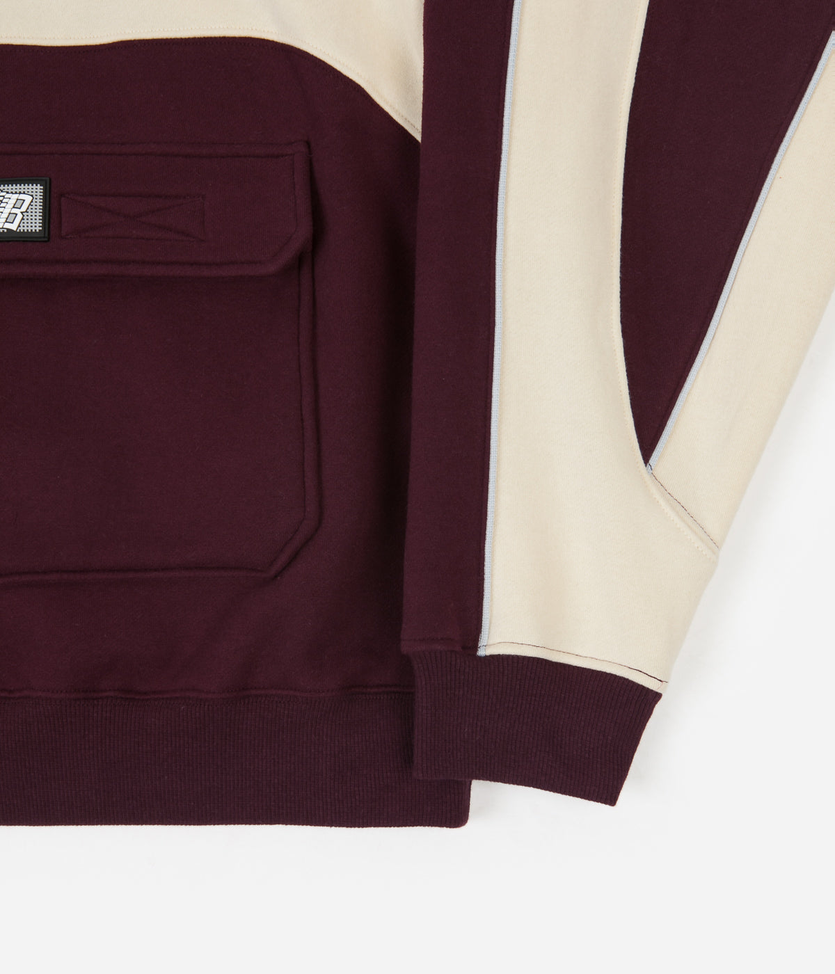 Stunning Bronze 56K Burgundy Piping Hoodie