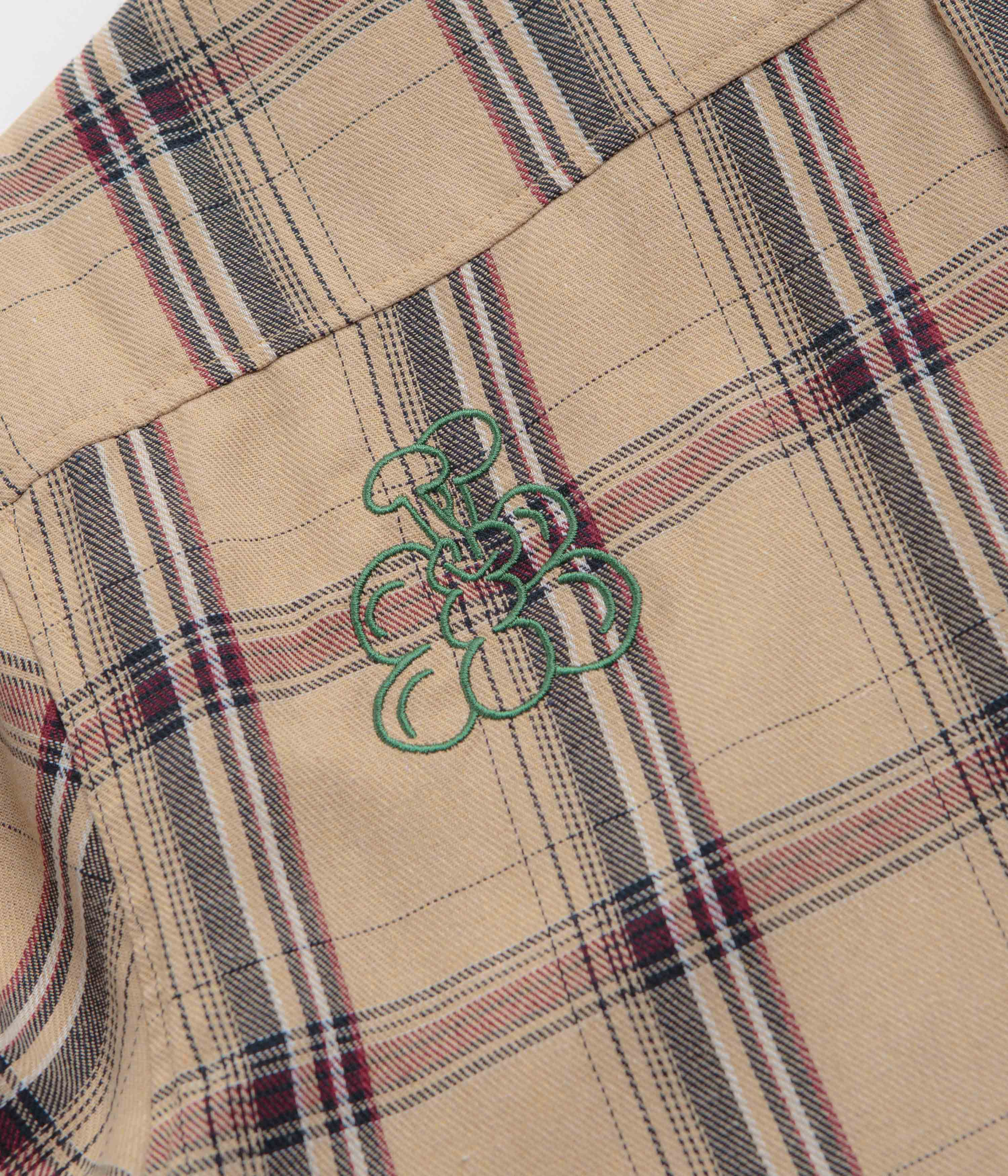 Butter Goods Tan Bugs Flannel Shirt - Irresistible Style!