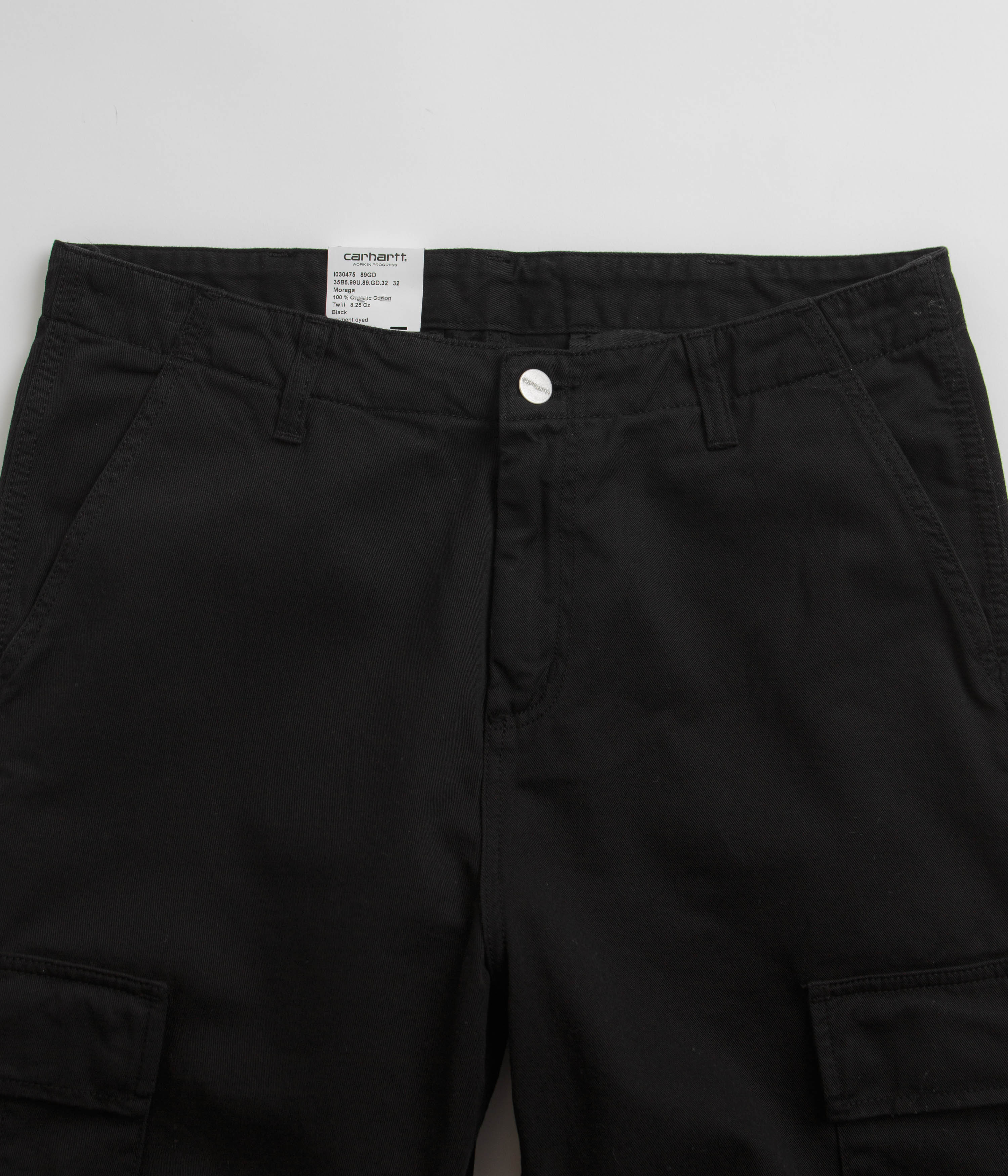 Carhartt's Stunning Dyed Black Regular Cargo Pants