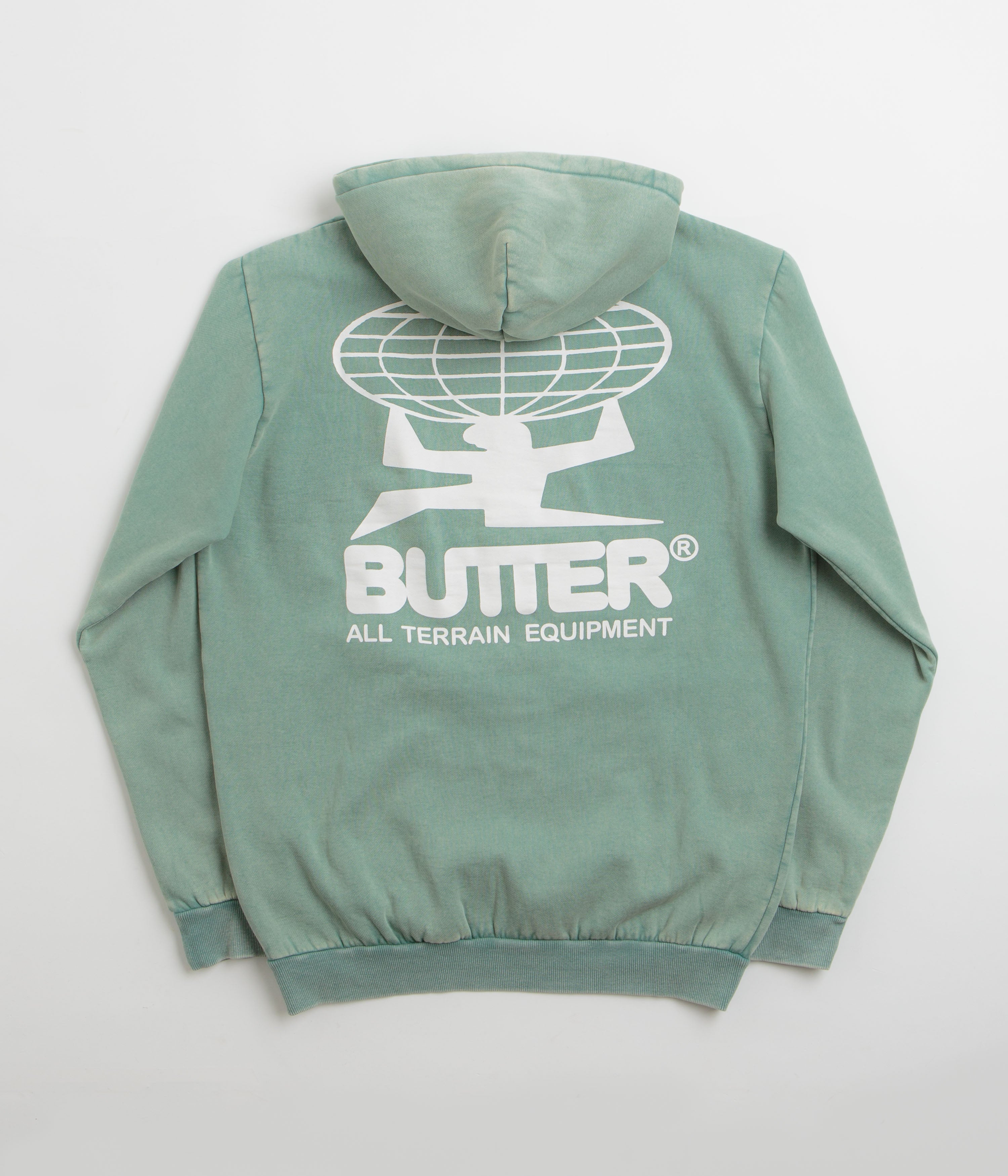 Butter Goods All Terrain Hoodie - Stunning Washed Jade