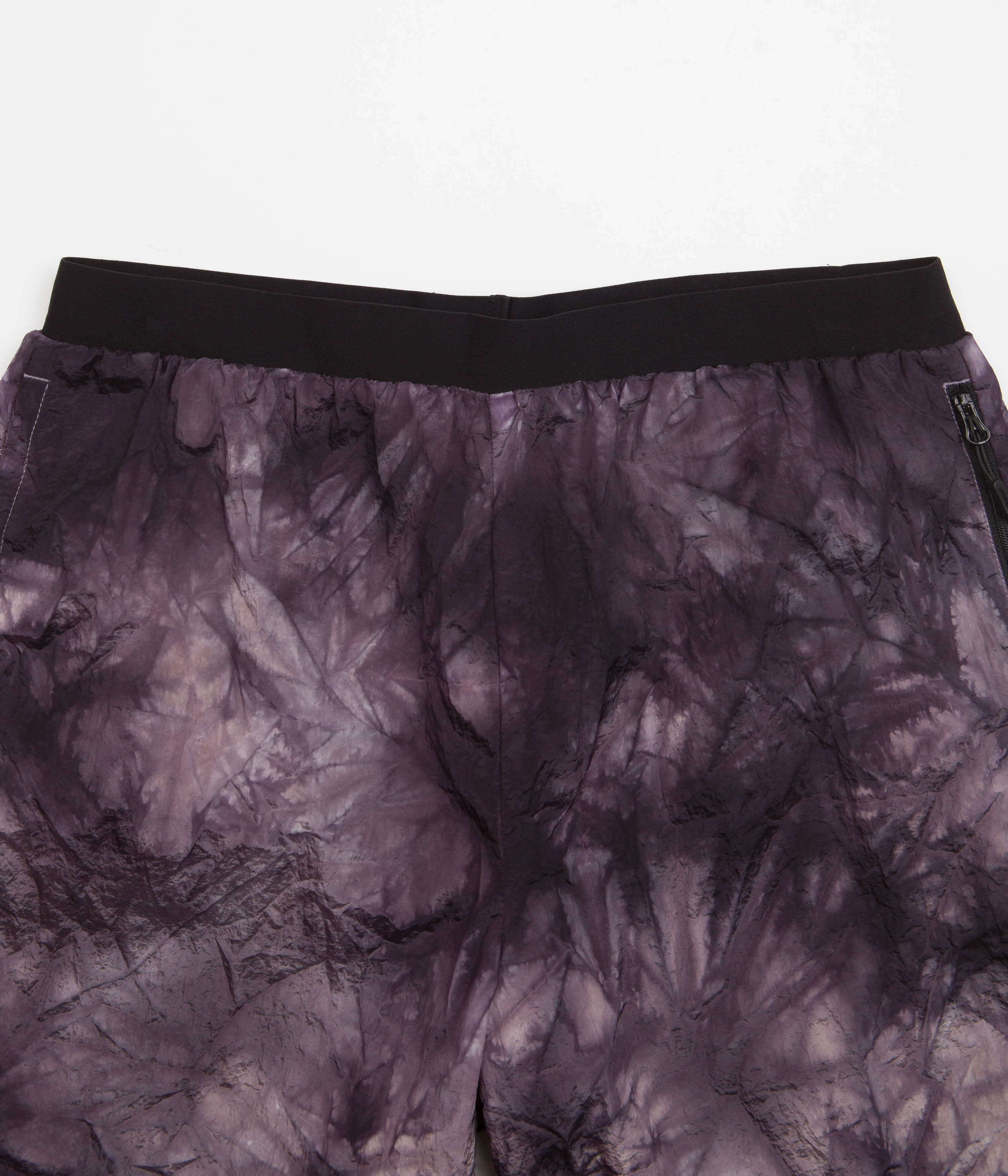 Carrier Goods Purple Tie Dye Trail Runner Shorts - Stylish and Functional