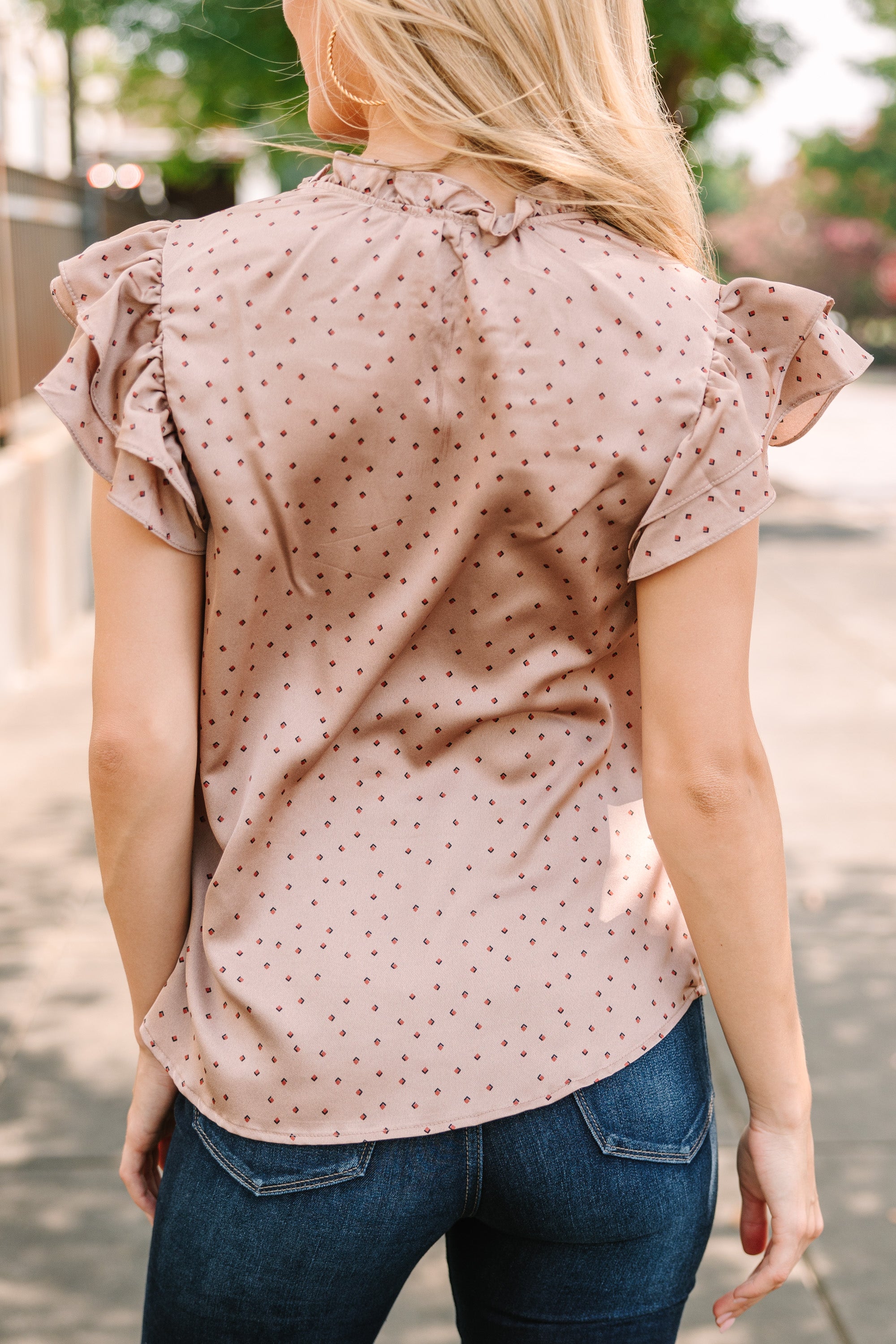 Gorgeous Feeling My Best Cream White Satin Blouse
