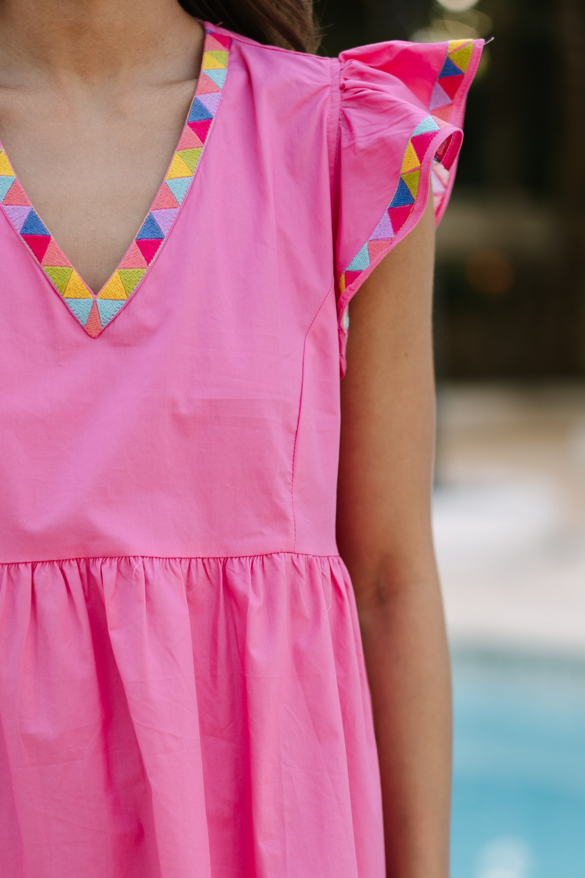 Enchanting Happy Life Pink Babydoll Dress