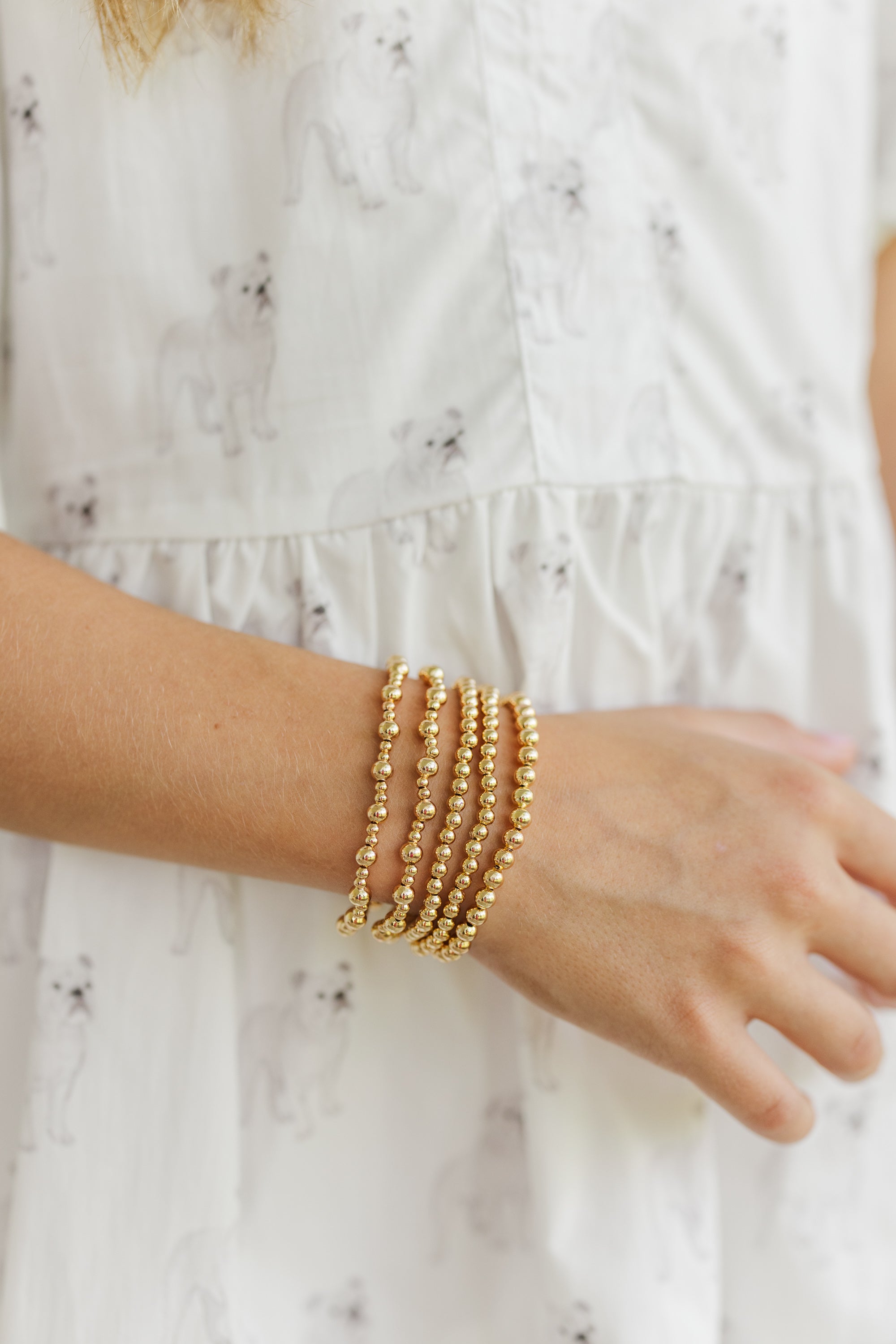 Girls' Unforgettable Gold Bracelet Set
