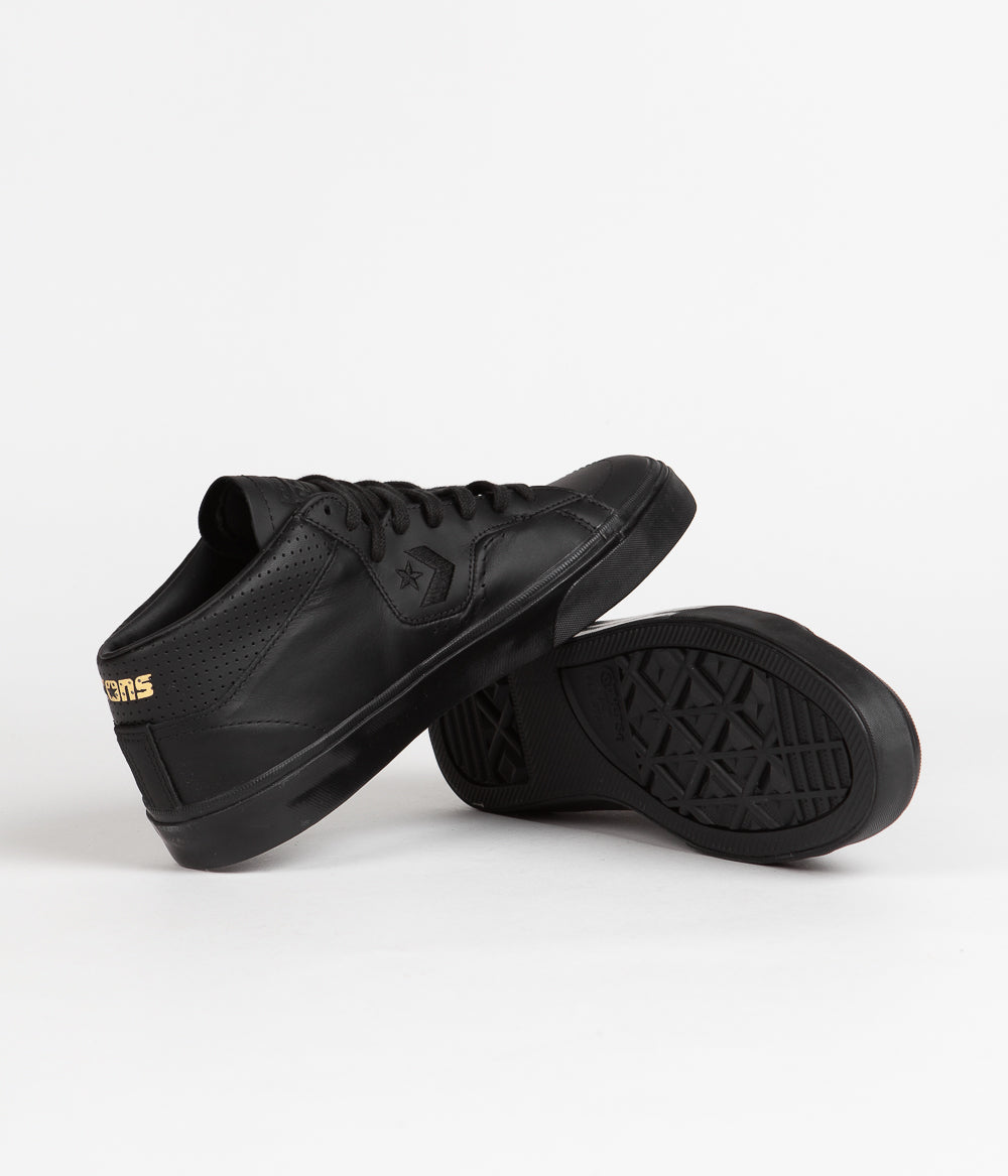 Converse Louie Lopez Pro Mono Leather Skate Shoes - All-Black Magic