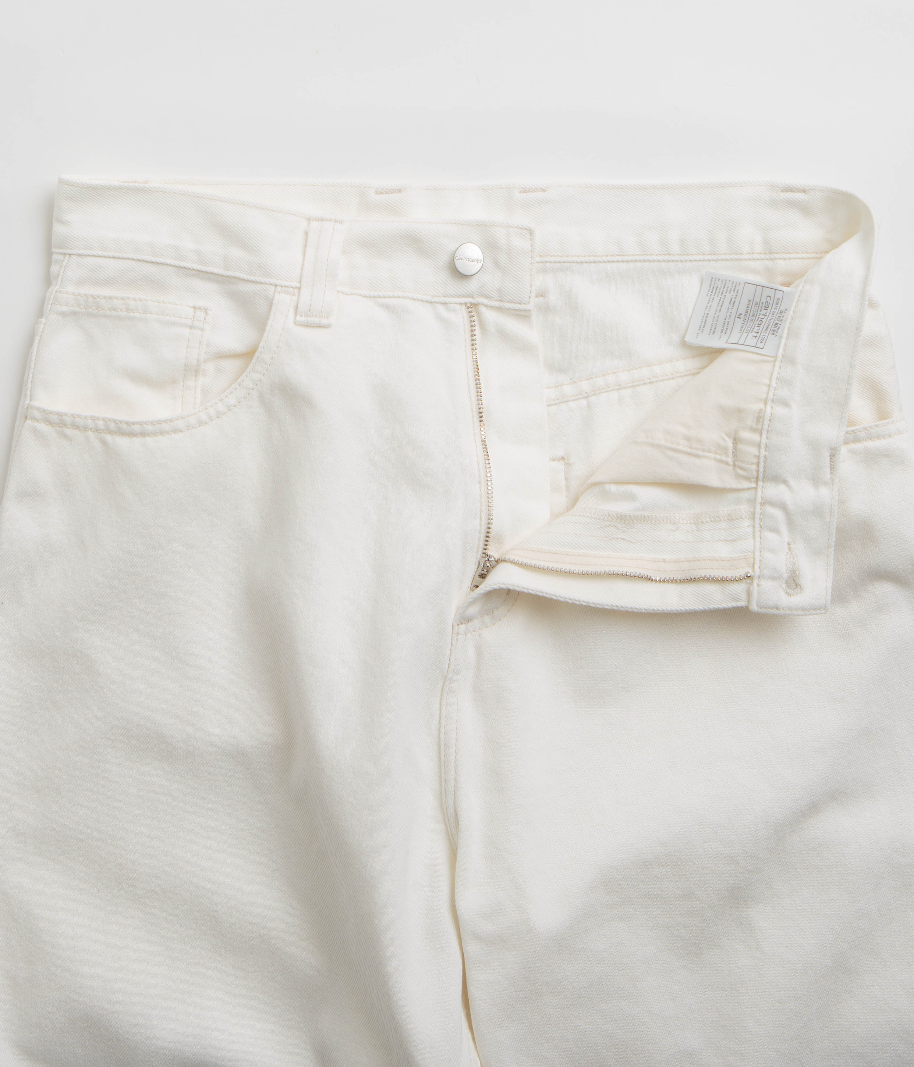 Carhartt Brandon Pants - Stunning White Rinsed