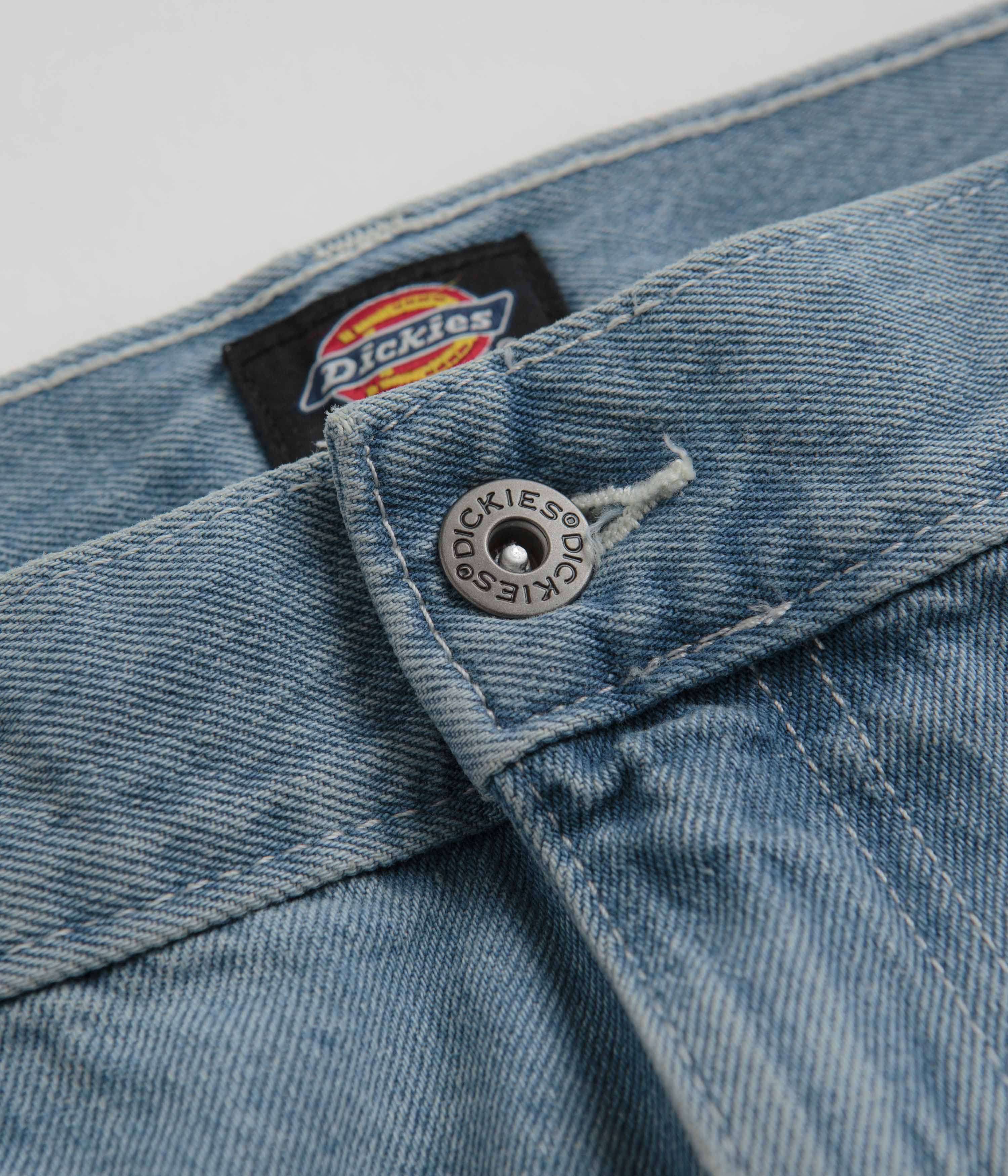 Dickies Light Wash Double Knee Jeans - A Must-Have for Style Enthusiasts!