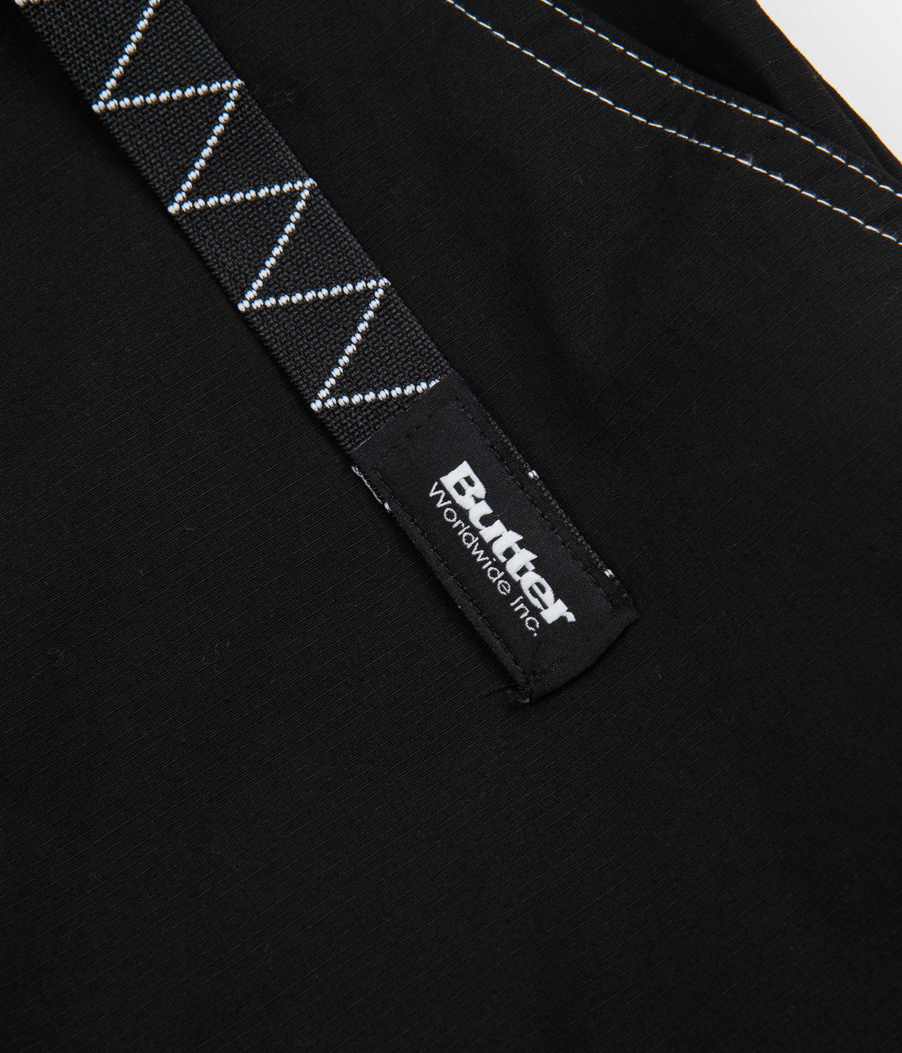 Butter Goods Black Terrain Contrast Stitch Cargo Pants - A Skater's Dream!