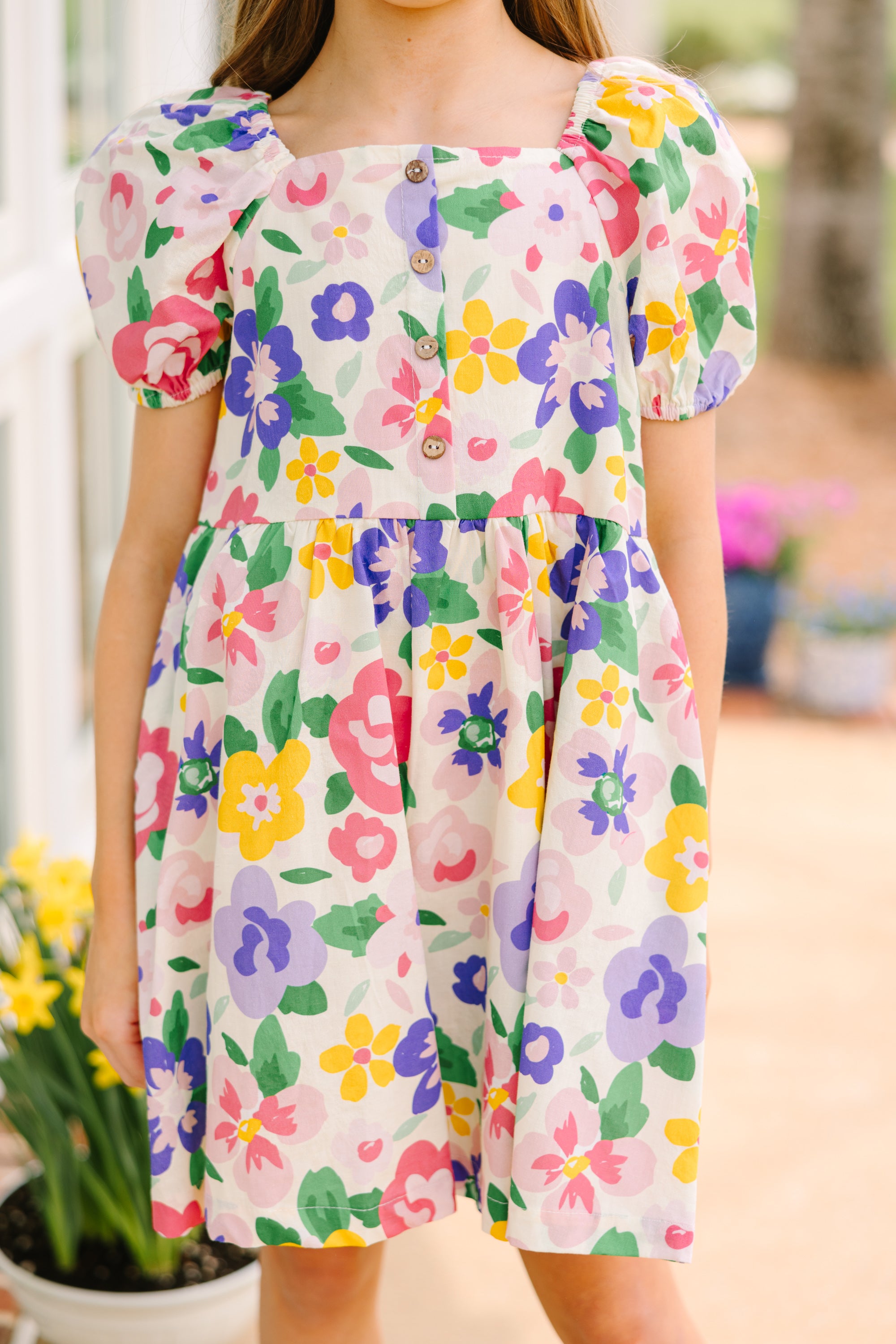 Get Her Grooving! Pink Floral Girls' Dress