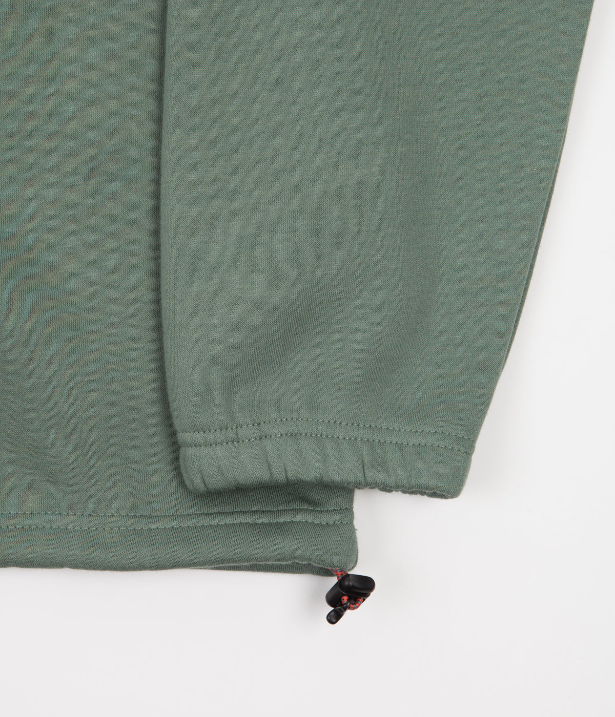 Butter Goods Sage Downwind 1/4 Zip Sweatshirt - Retro Style for All-Day Comfort