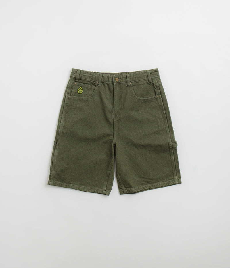 Butter Goods Weathergear Faded Army Denim Shorts - A Must - Have!