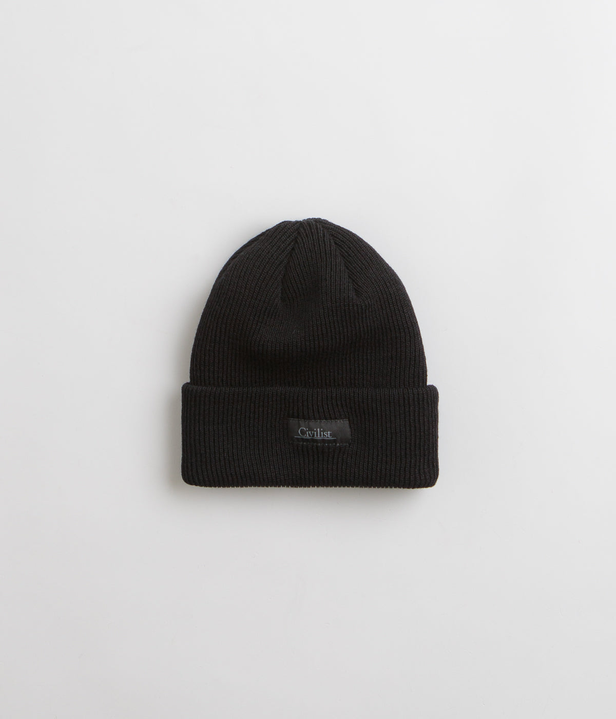 Civilist Black Schurwolle Beanie - A Must - Have Winter Essential