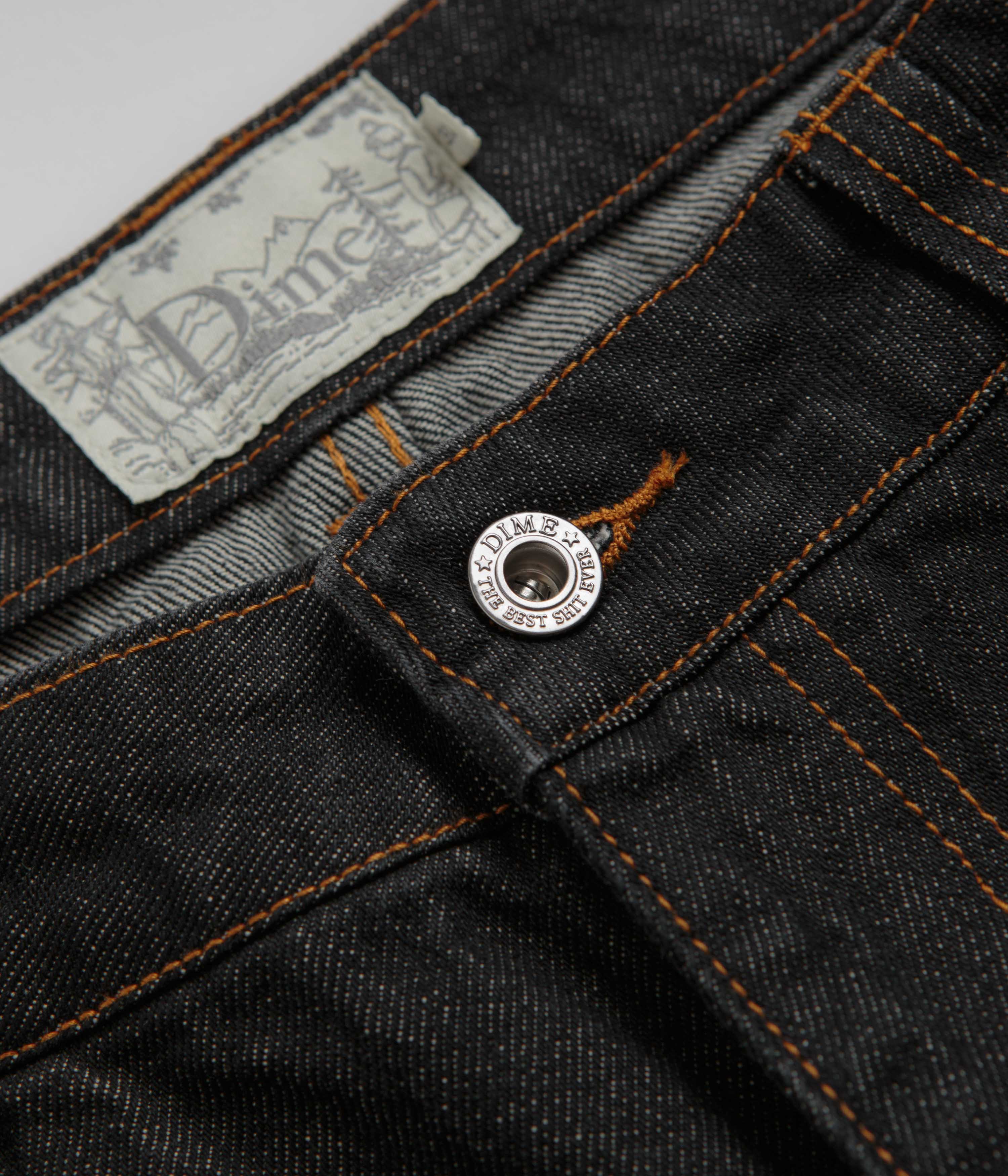 Dime Classic Relaxed Jeans - Stunning Black Washed