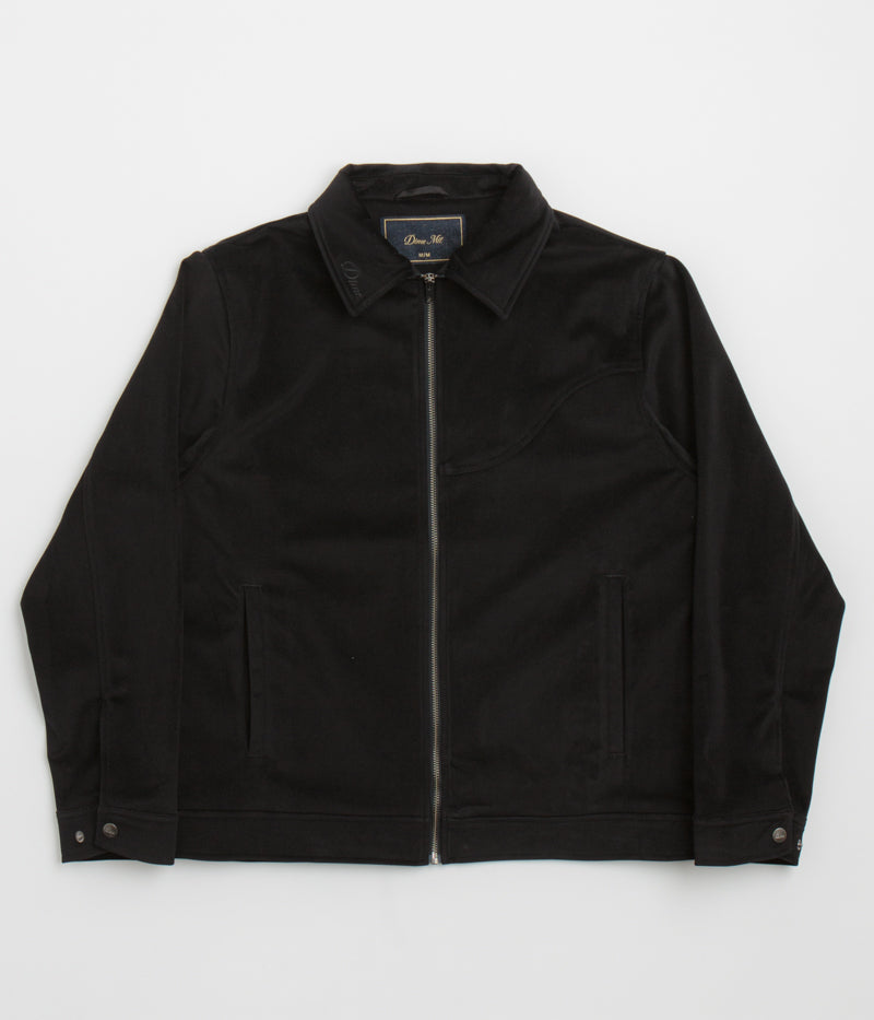 Stylish Dime Corduroy Zip Jacket - Timeless Black