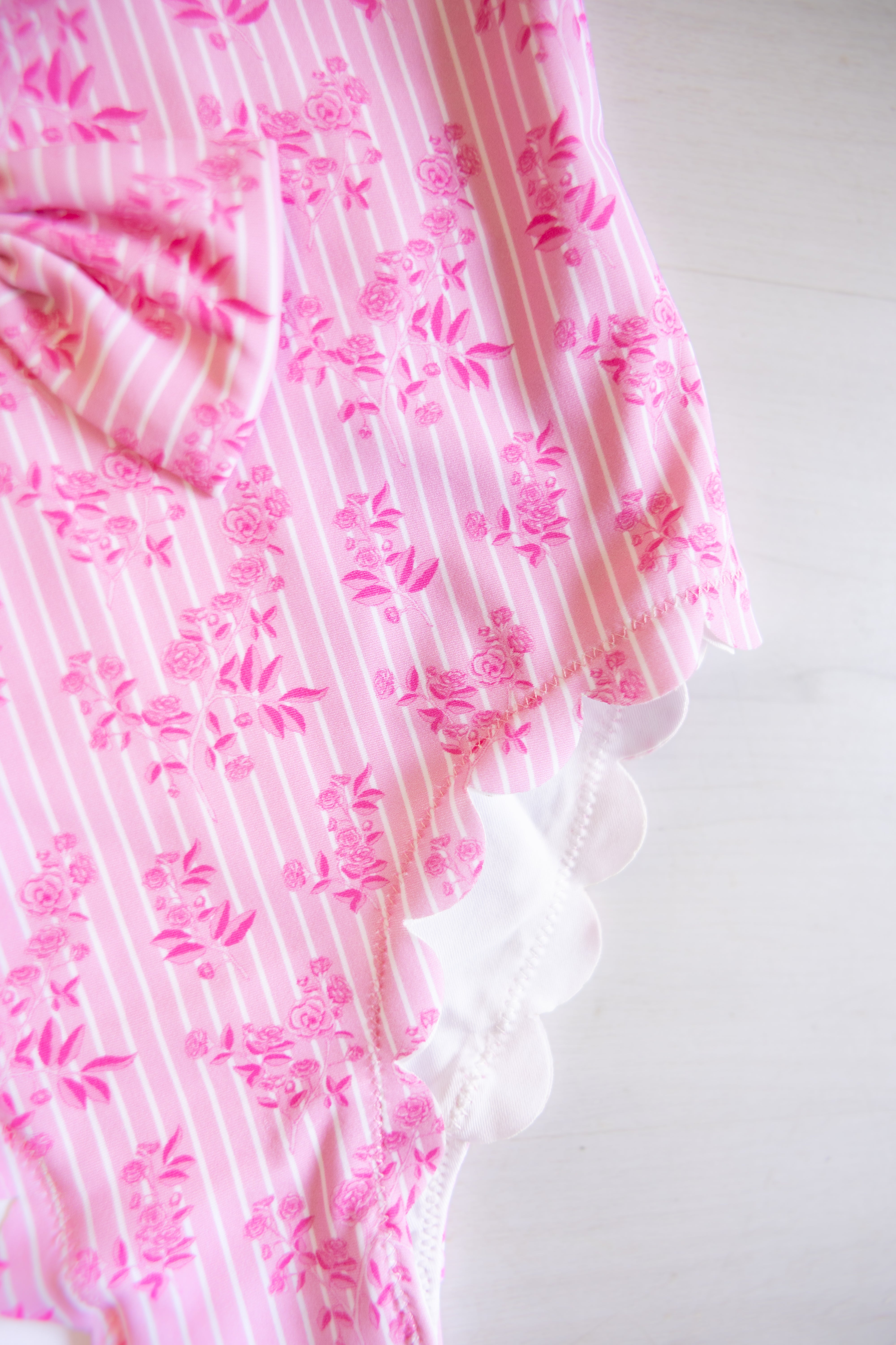 Don't Miss! Preorder The Wendy Pink Toile One Piece Swimsuit for Girls