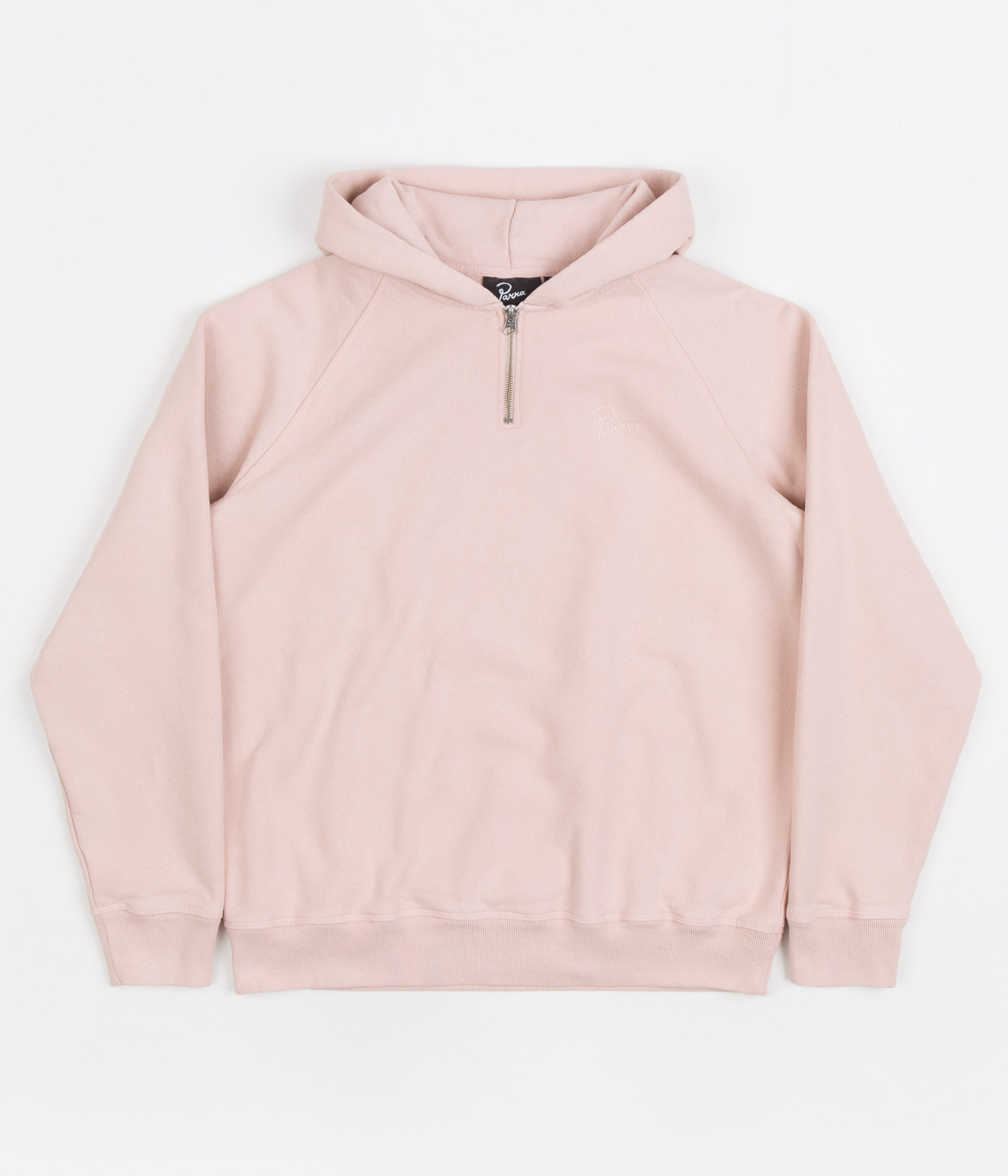 by Parra Dusty Pink Distorted Logo Hoodie - A Must-Have!