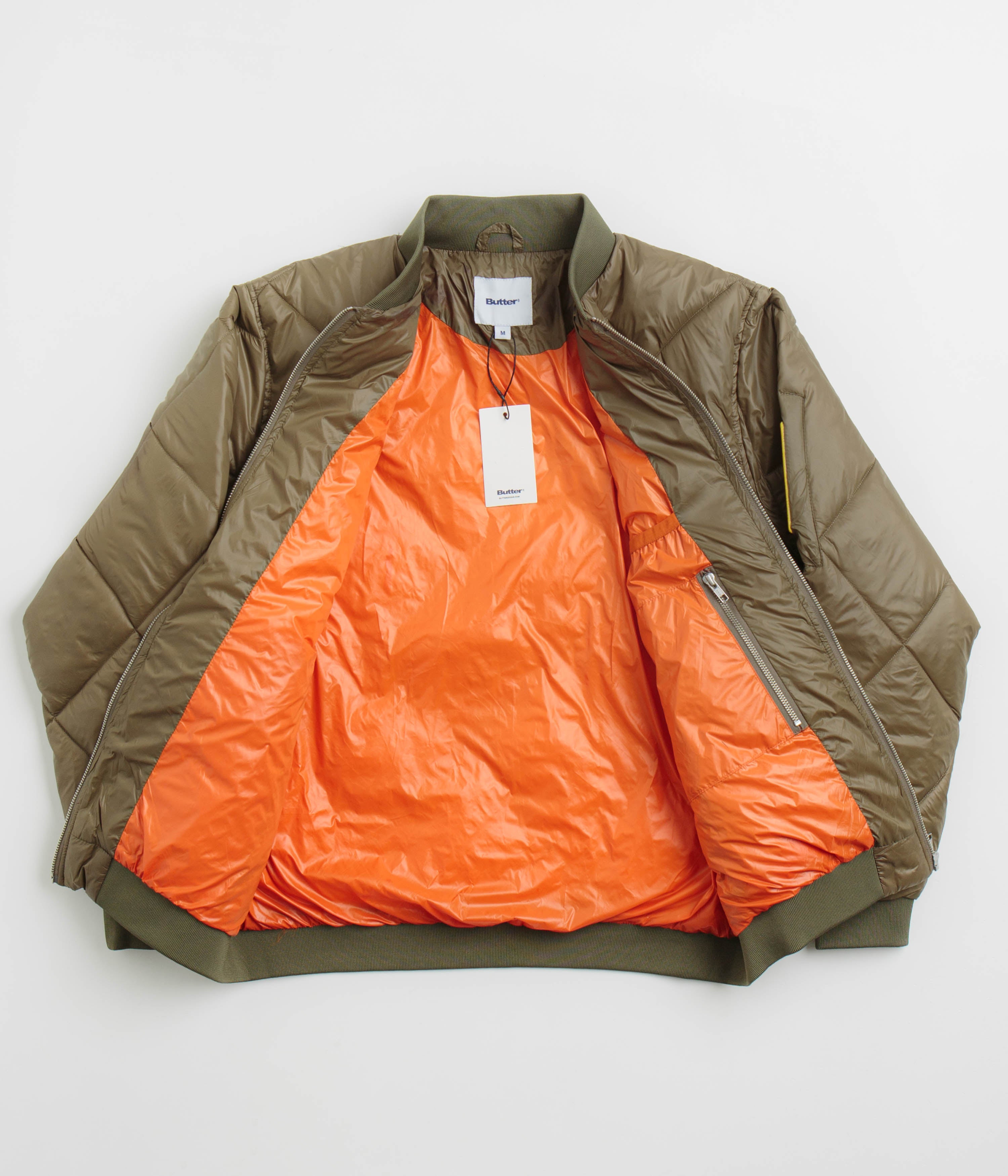 Butter Goods Army Temperature Bomber Jacket - An Irresistible Fashion Pick