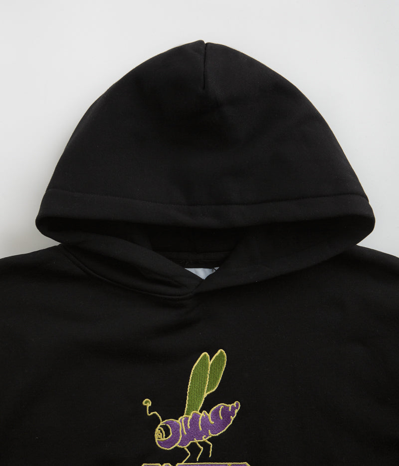 Butter Goods Black Dragonfly Embroidered Hoodie - A Must-Have!