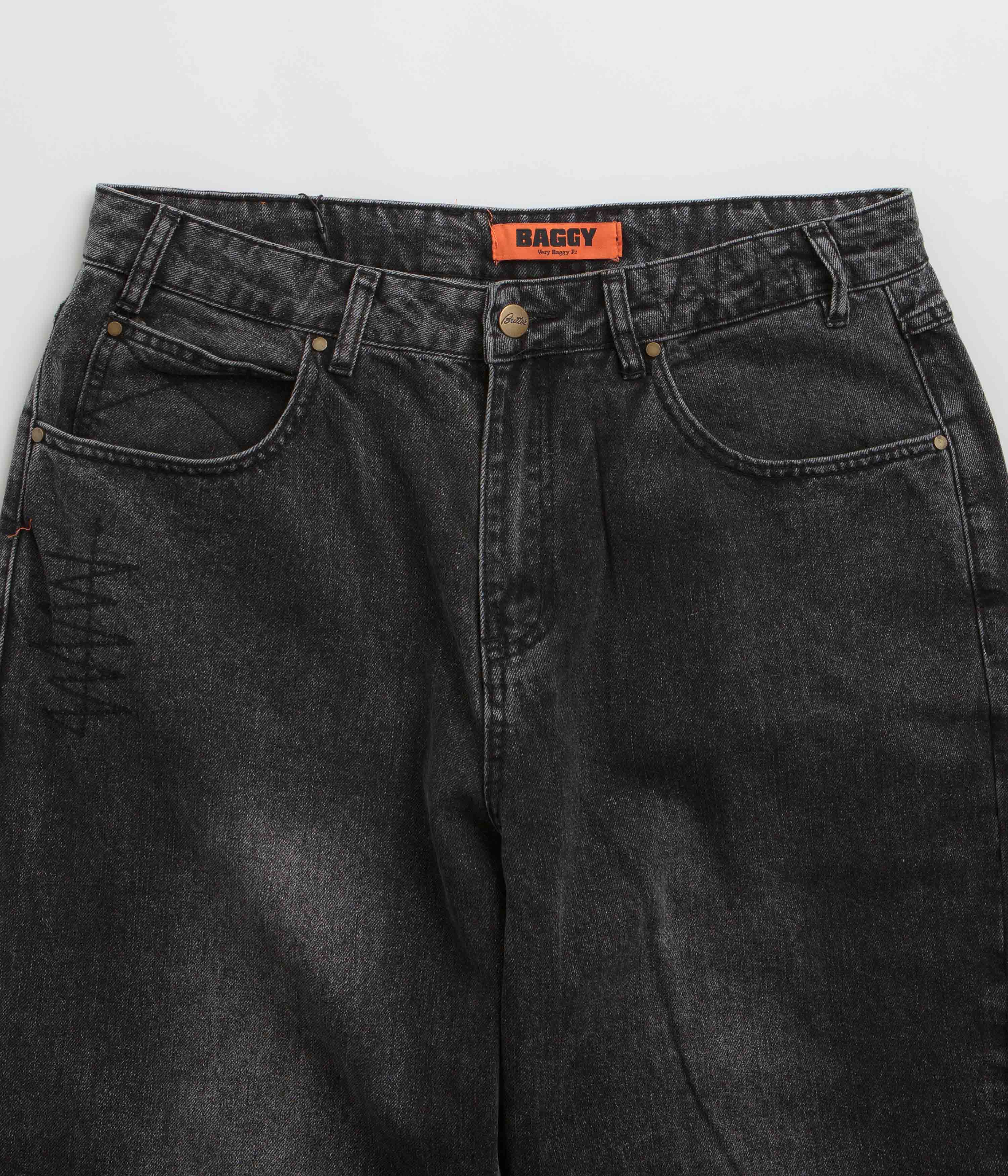 Butter Goods Distressed Grey Stitch Jeans - A Fashion Must-Have!
