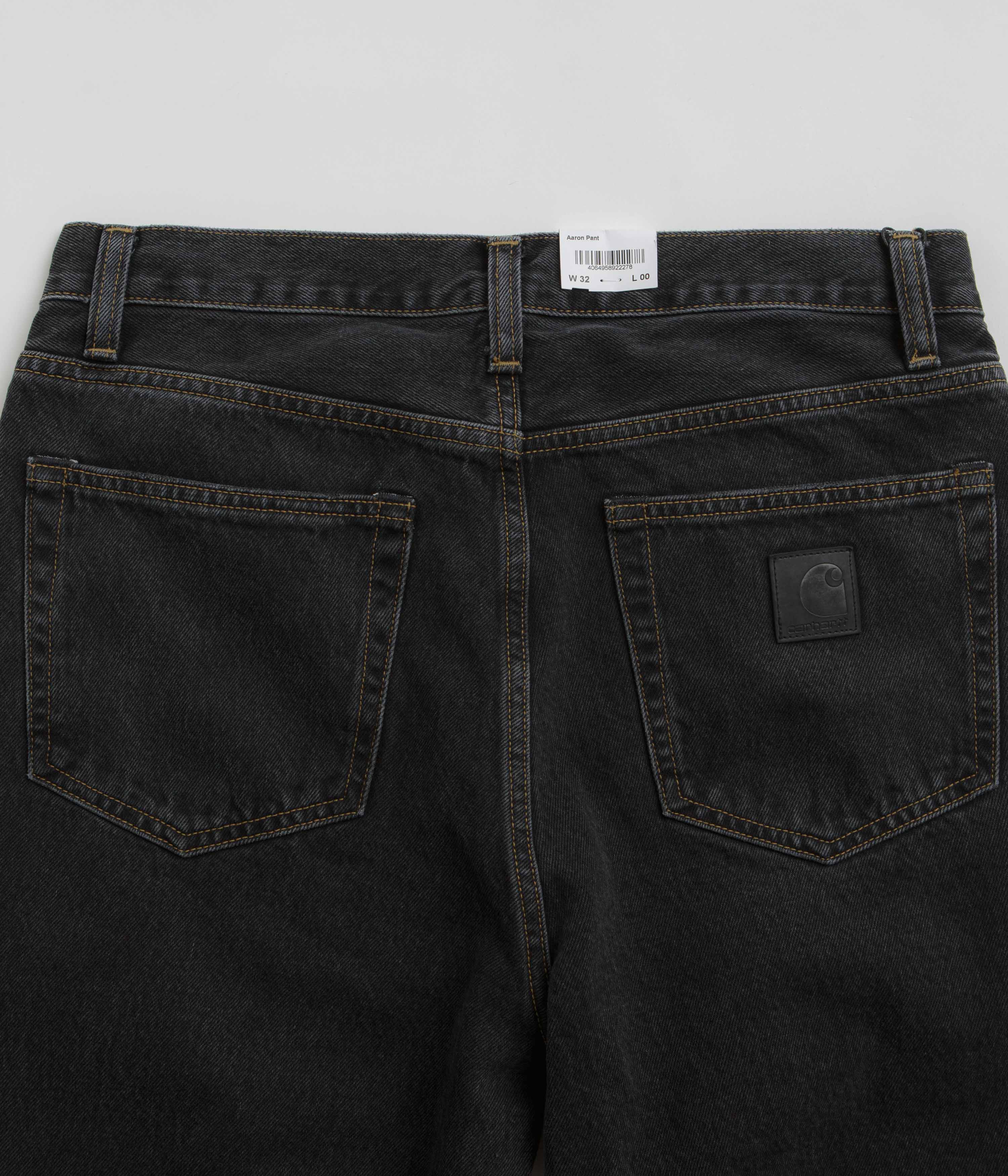 Carhartt Aaron Stone Washed Black Pants - A Timeless Classic!
