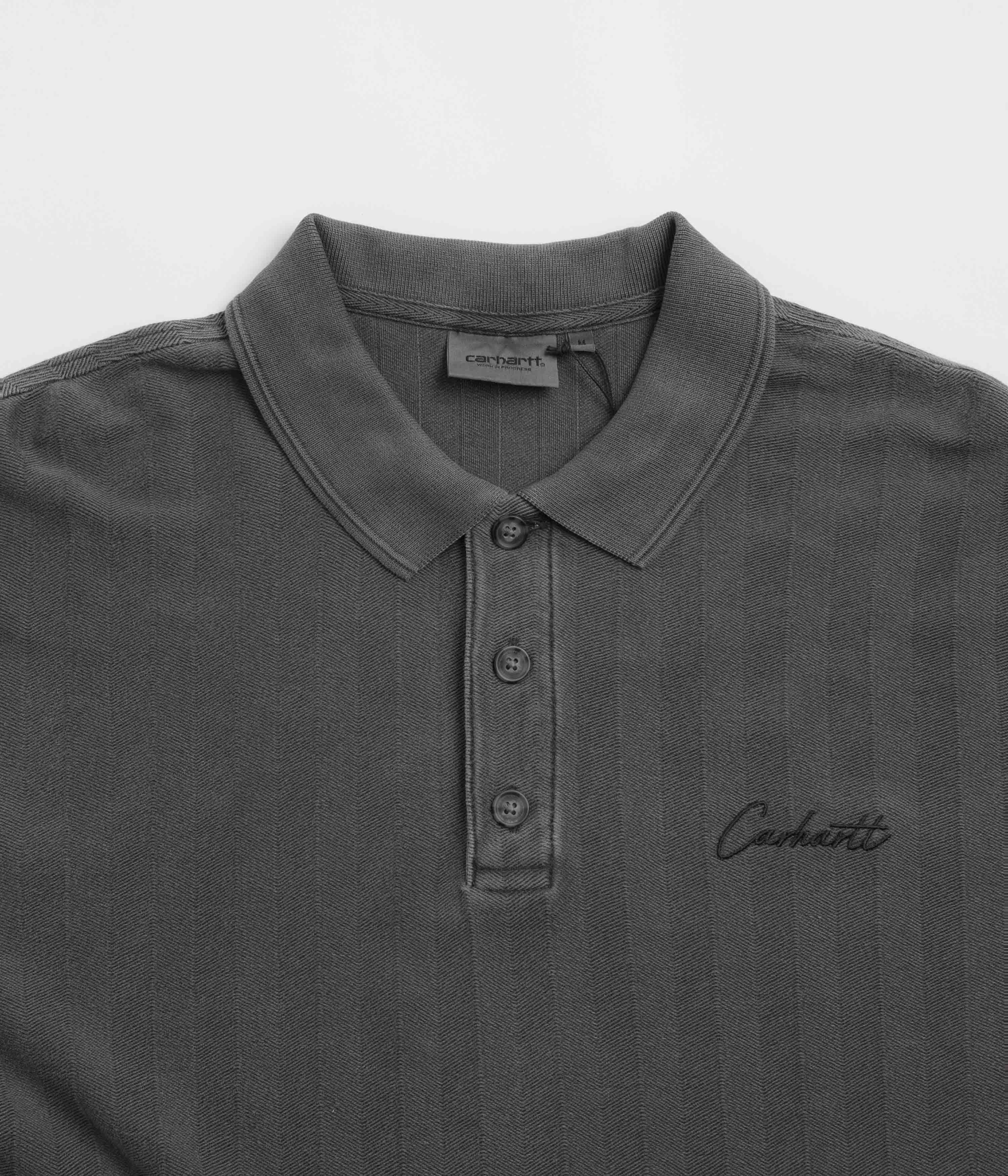 Stylish Carhartt Morrison Rugby Shirt in Striking Black