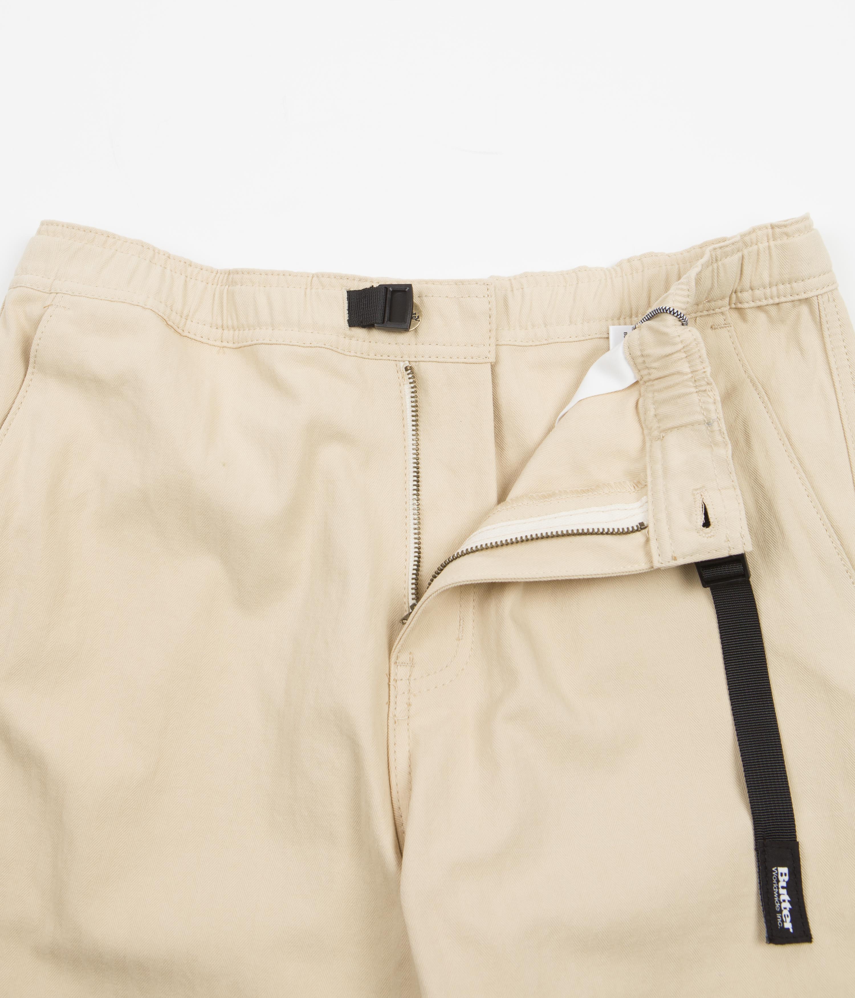 Butter Goods Khaki Herringbone Hike Pants - A Must-Have for Outdoor Enthusiasts