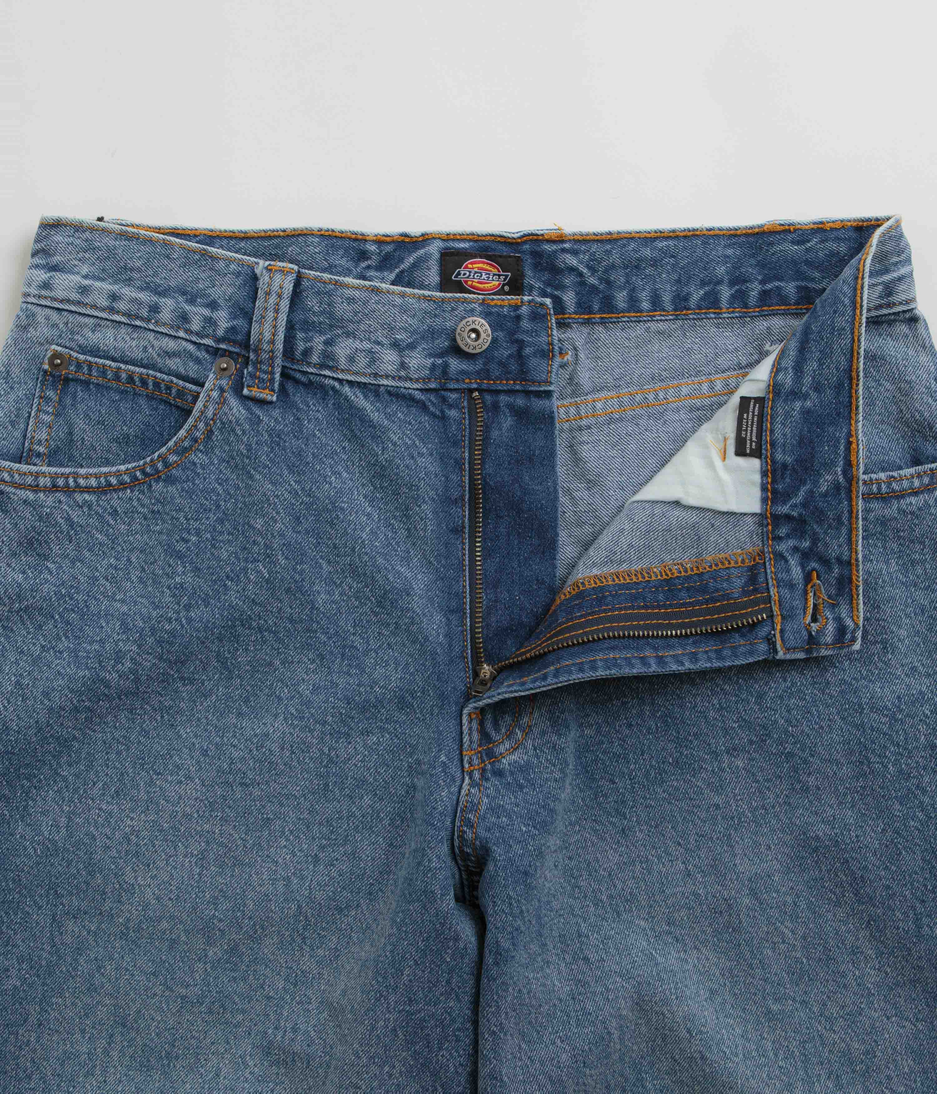 Dickies Loose Wave Jeans - Stunning Rinsed Blue with Fade