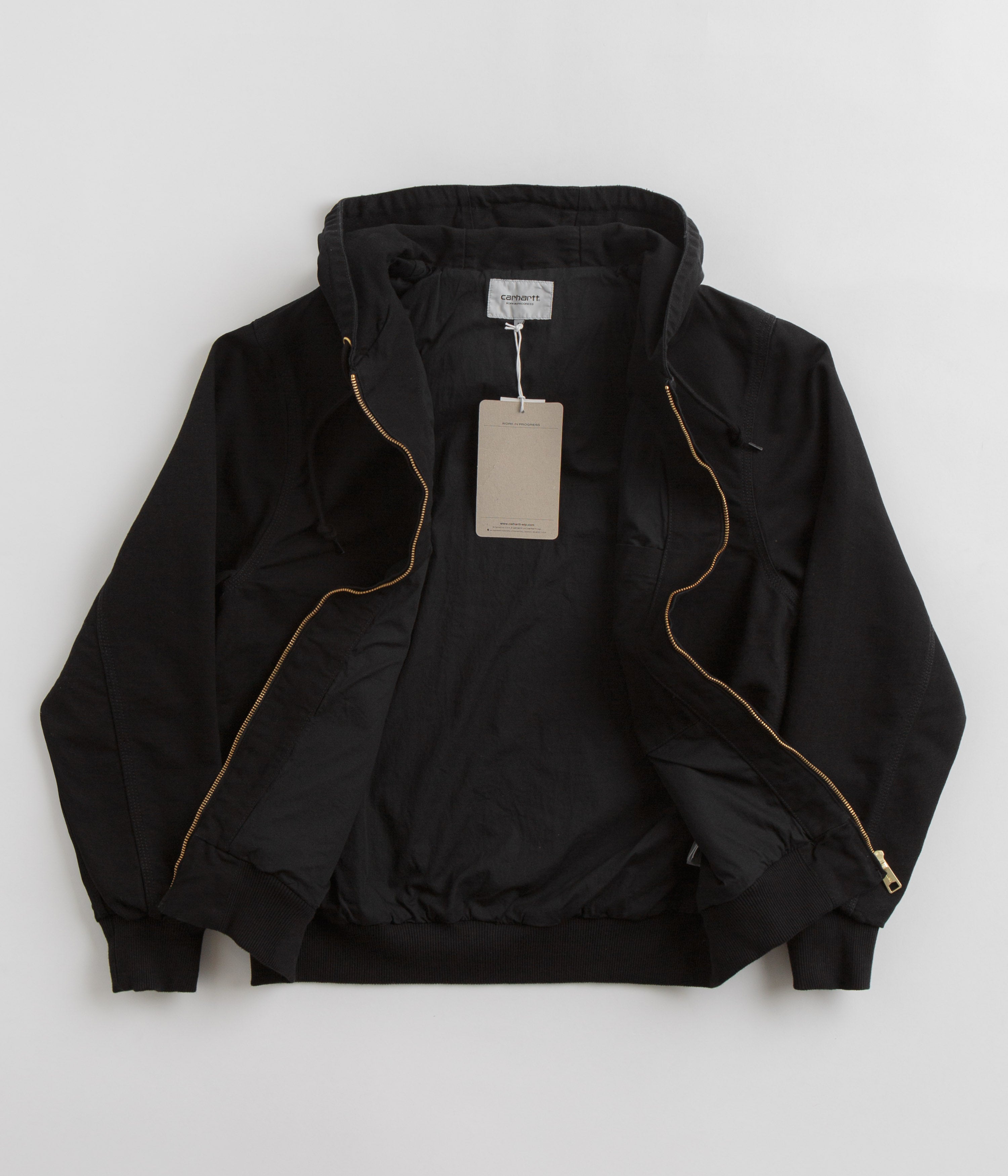 Carhartt Black Rinsed Active Jacket - Timeless Style for Any Adventure