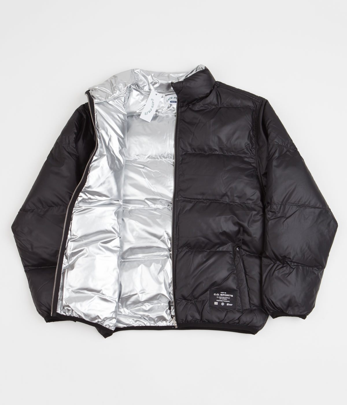 Cash Only Black Puffer Jacket - A Must-Have for Skate Enthusiasts