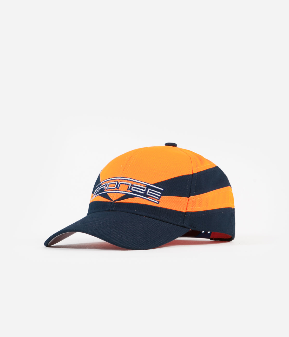 Bronze 56K Orange/Navy Sports Snapback Cap - Stylish & Durable