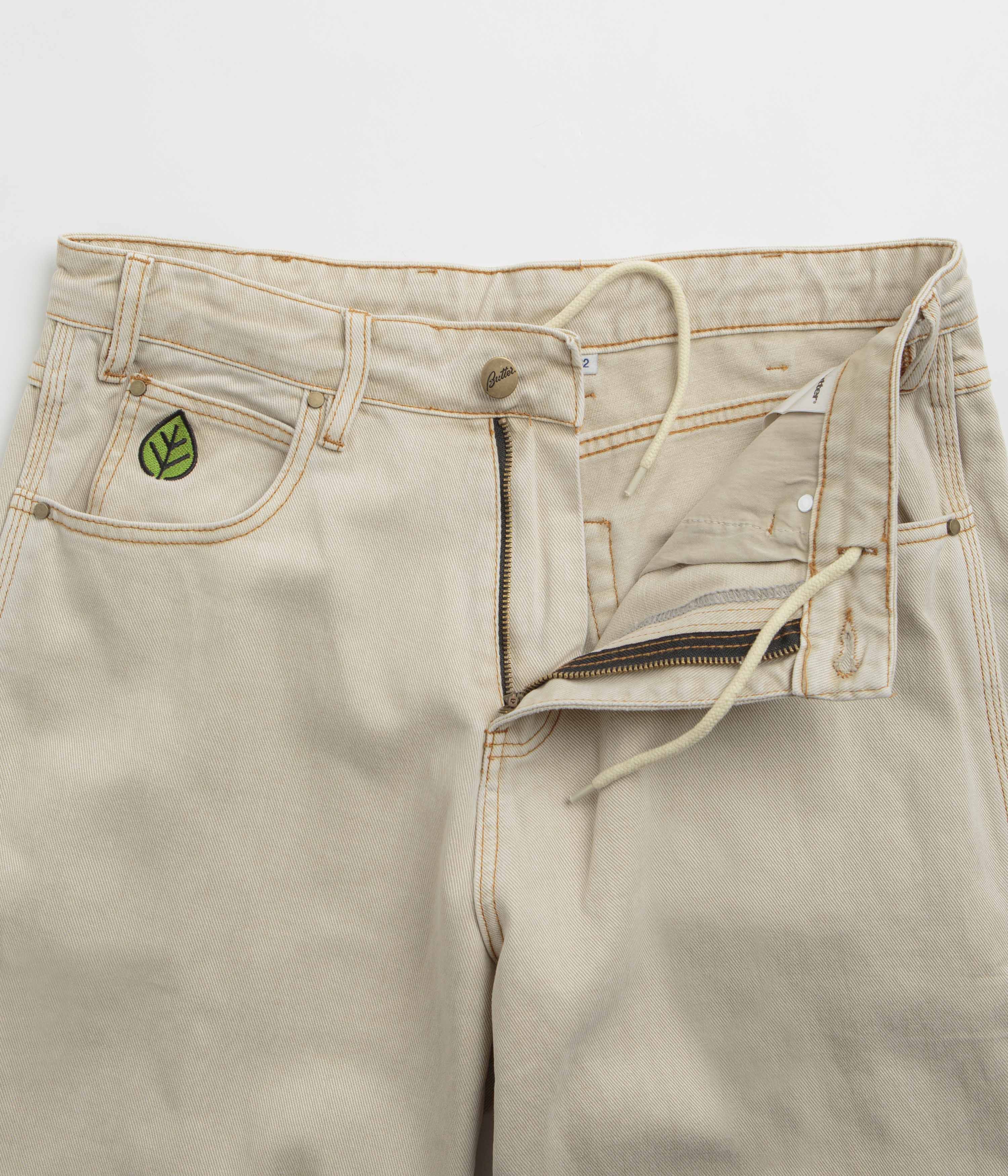Butter Goods Weathergear Heavyweight Jeans - Stunning Washed Khaki