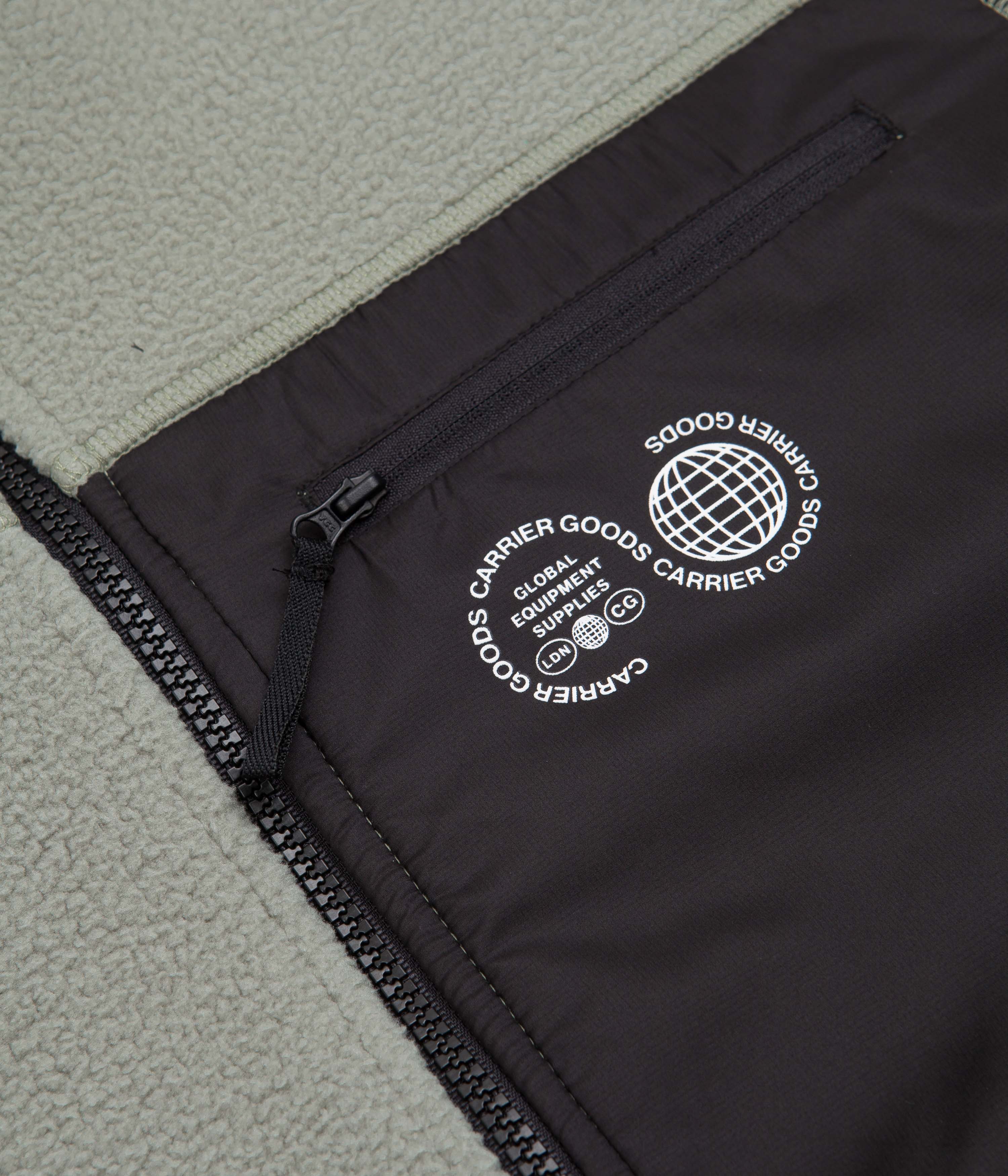 Carrier Goods Borg Zip Through Fleece - Stunning Sage