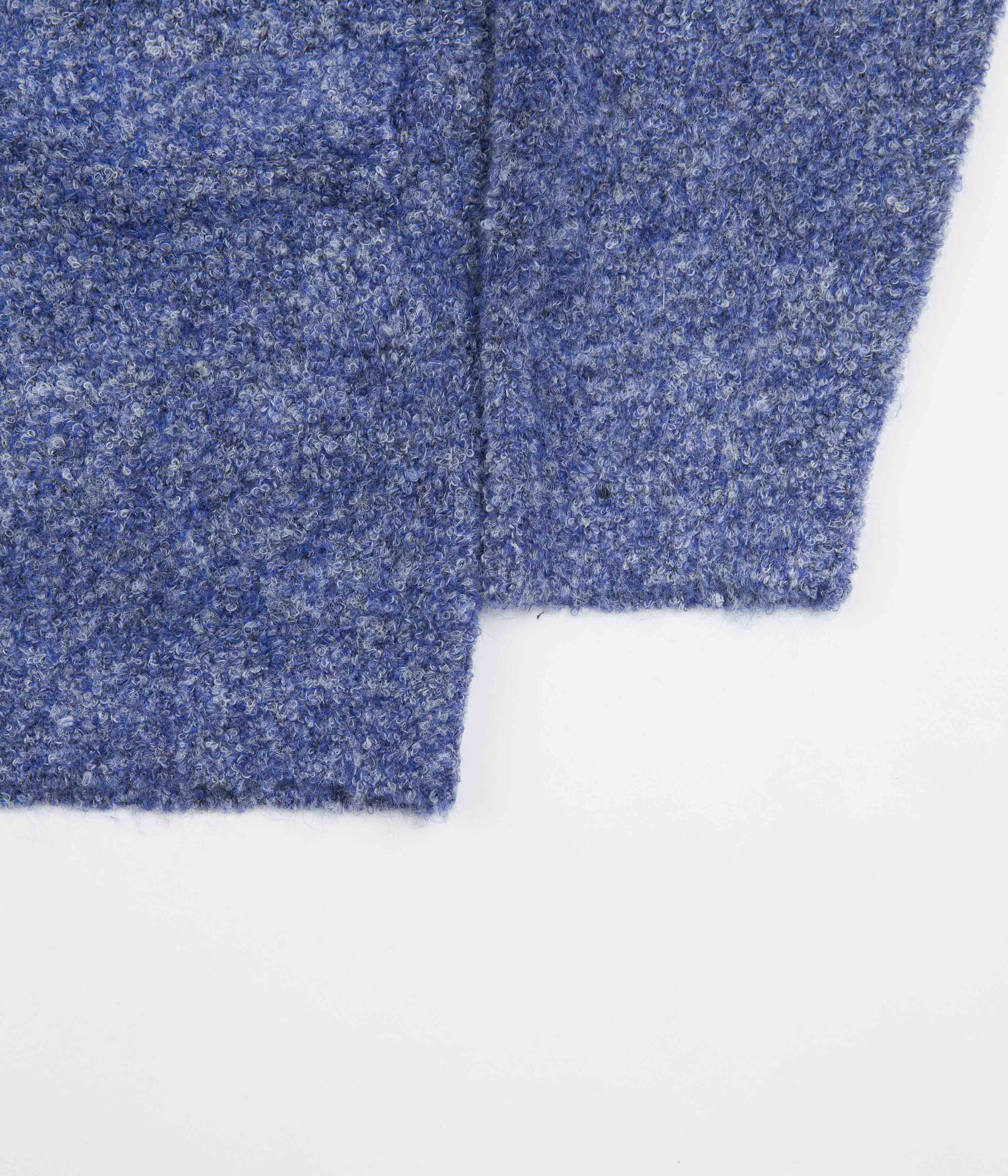 Stunning Fucking Awesome Blue Boucle Cardigan