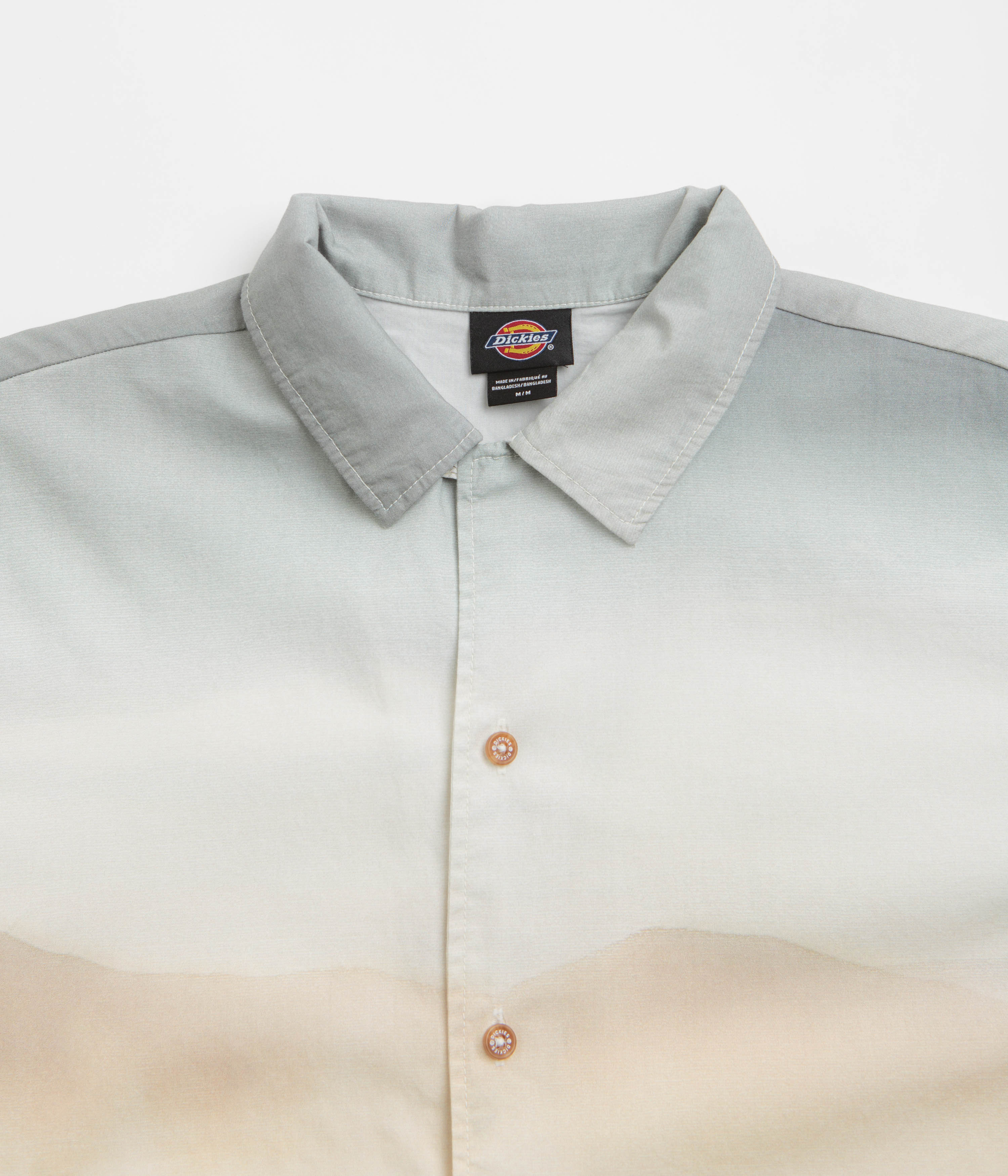 Dickies Oak Buff Running Wild Short Sleeve Shirt - A Must-Have!