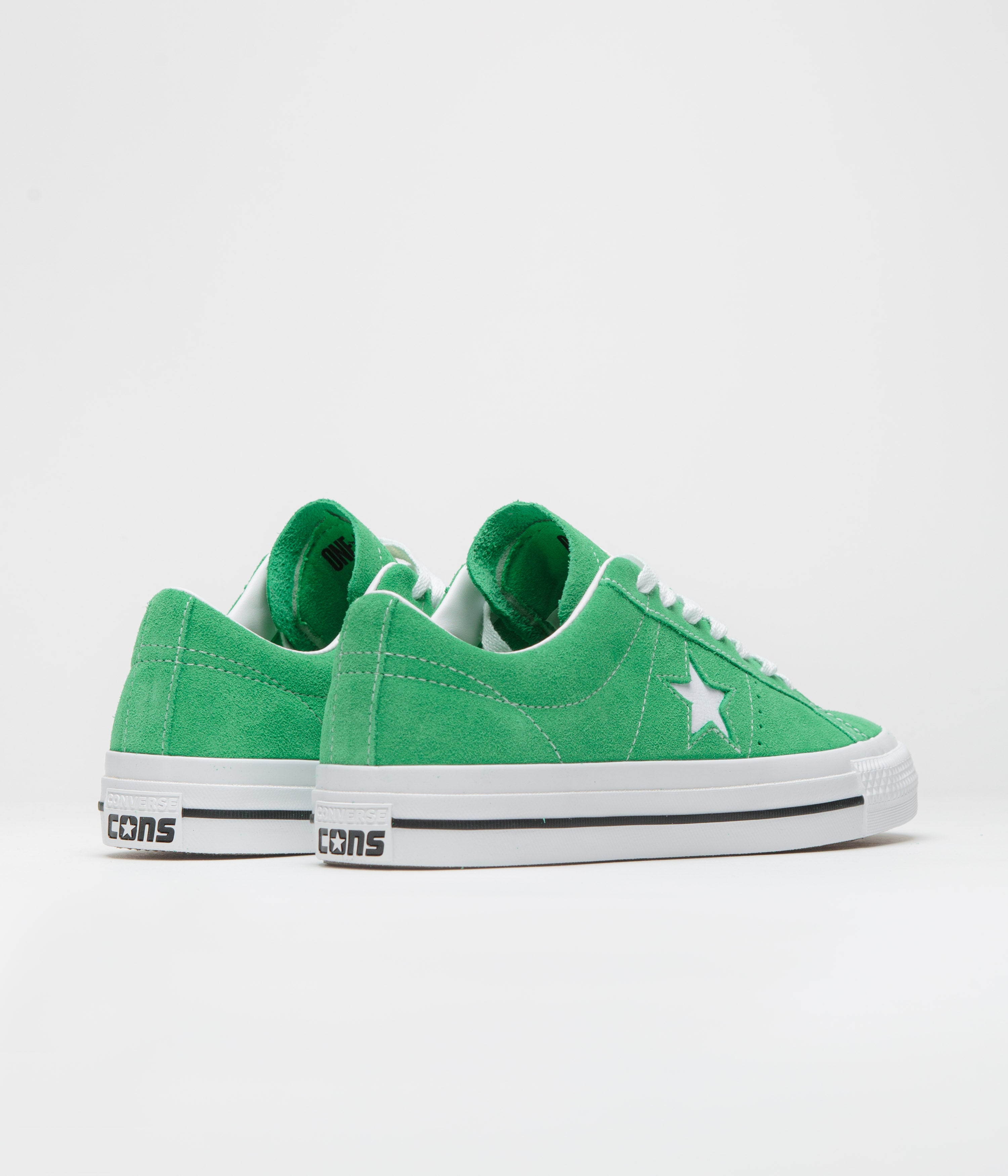 Converse Cons One Star Pro Ox - Stunning Apex Green/White/Black Skate Shoes