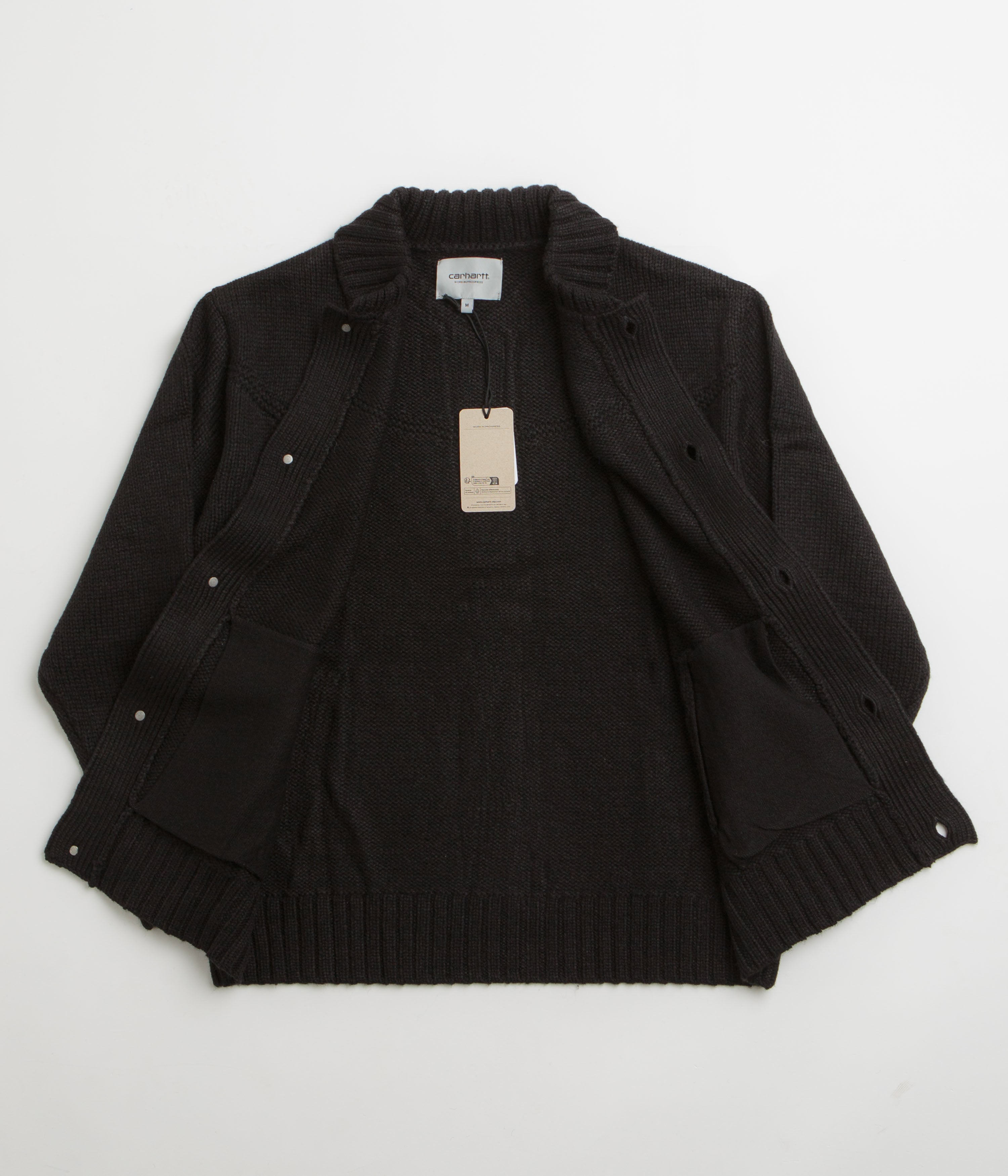 Carhartt Santa Fe Cardigan - Sleek Black Style