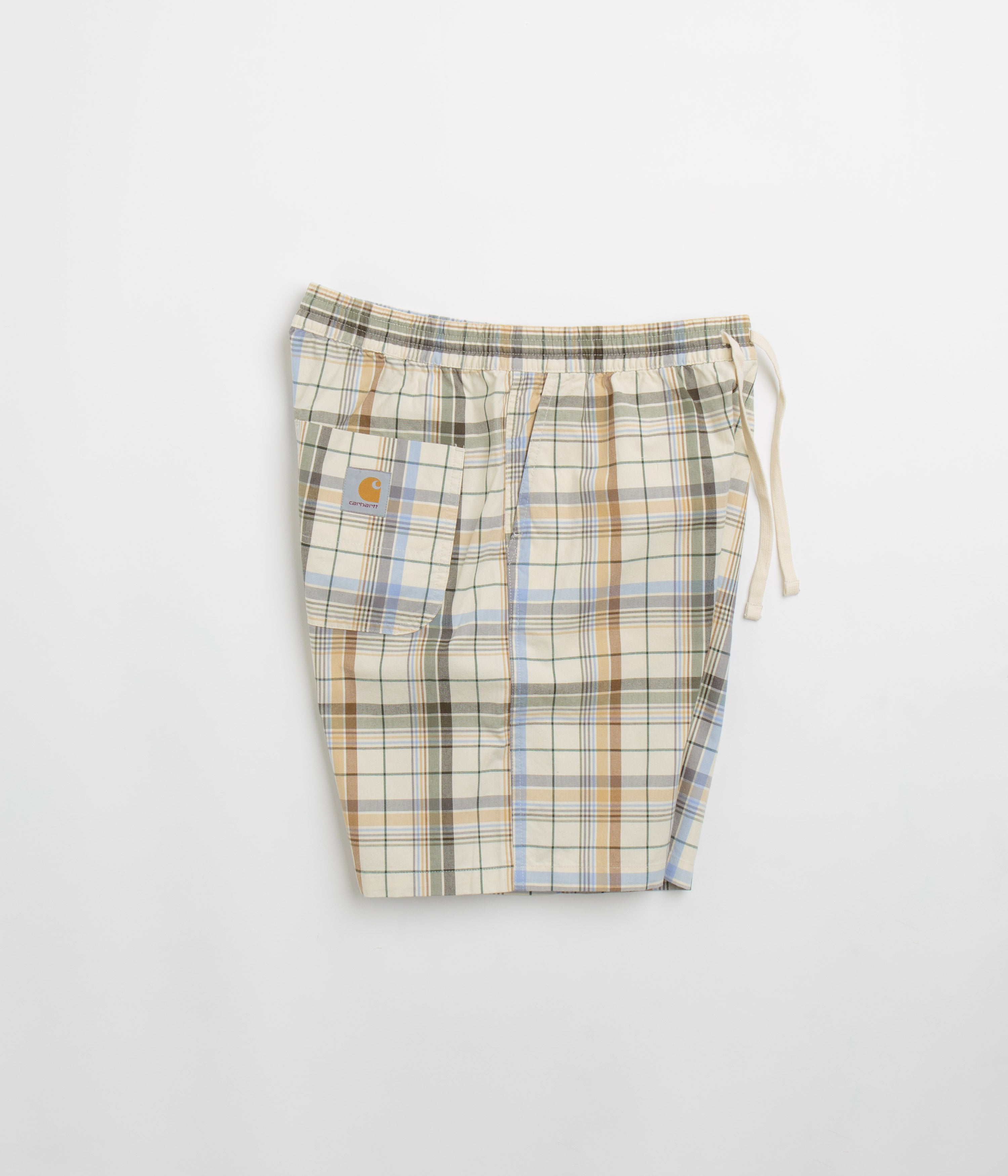 Carhartt Vilay Shorts - Stylish Vilay Check & Natural