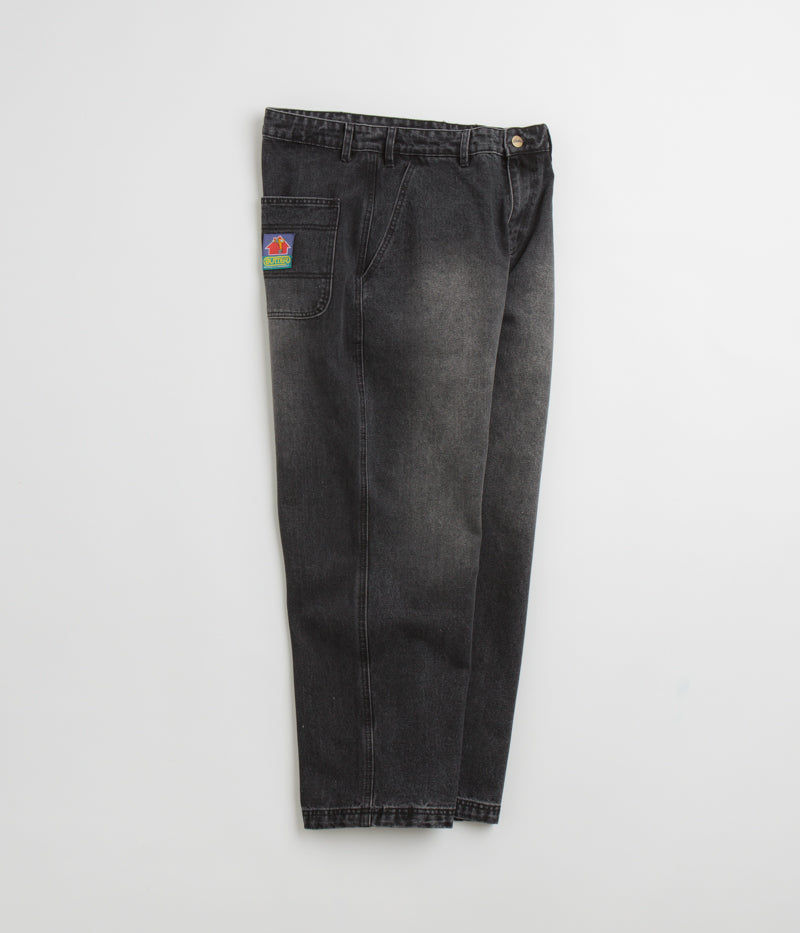 Butter Goods Distressed Black Work Pants - Trendy and Durable