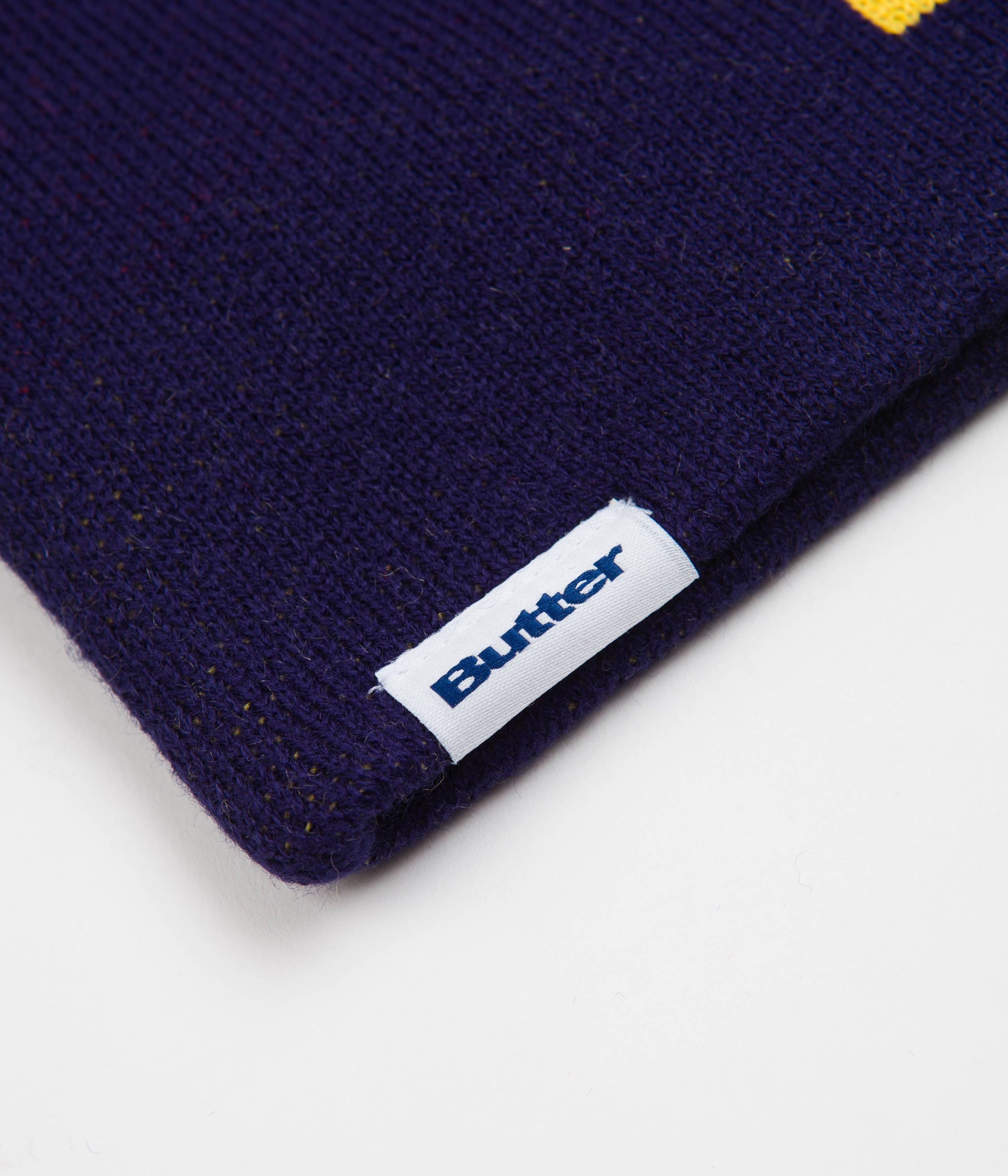 Butter Goods Navy World Beanie - A Must - Have for Skate Lovers