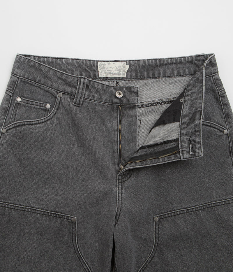 Dime Carpenter Faded Black Denim Shorts - A Must - Have!