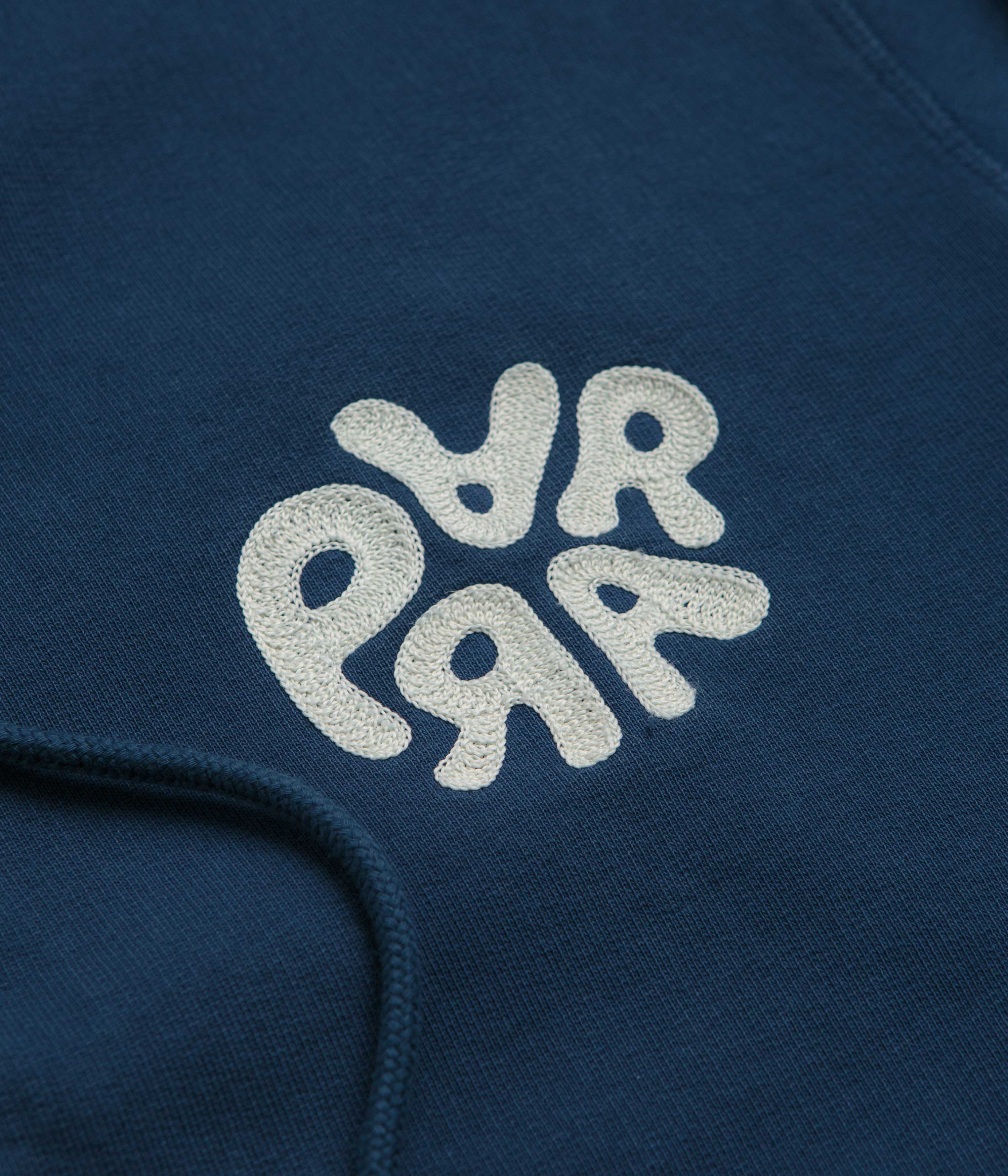 Stylish by Parra 1976 Blue Logo Zip Hoodie - Grab Yours Now!