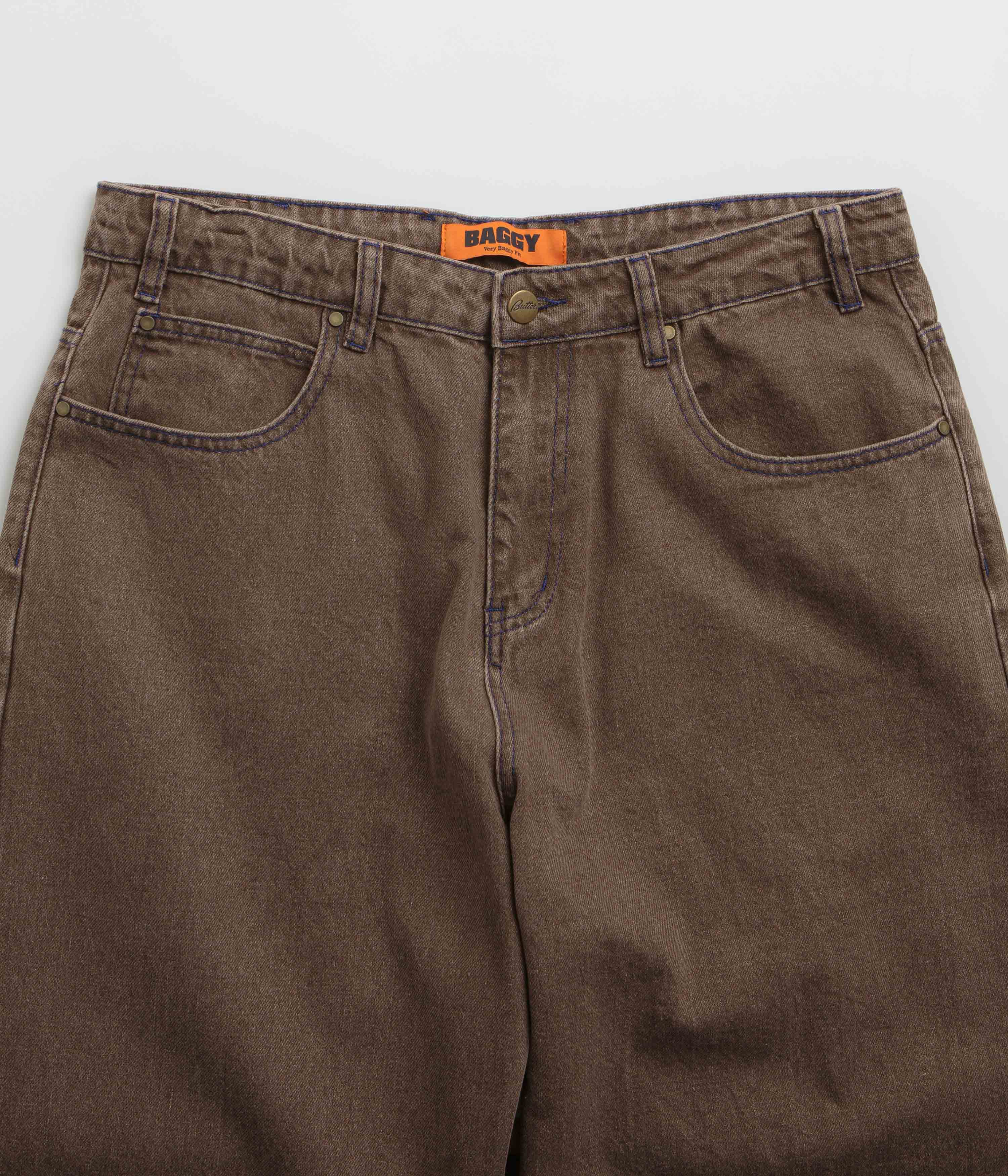 Butter Goods Washed Brown Warped Jeans - Irresistible Style!