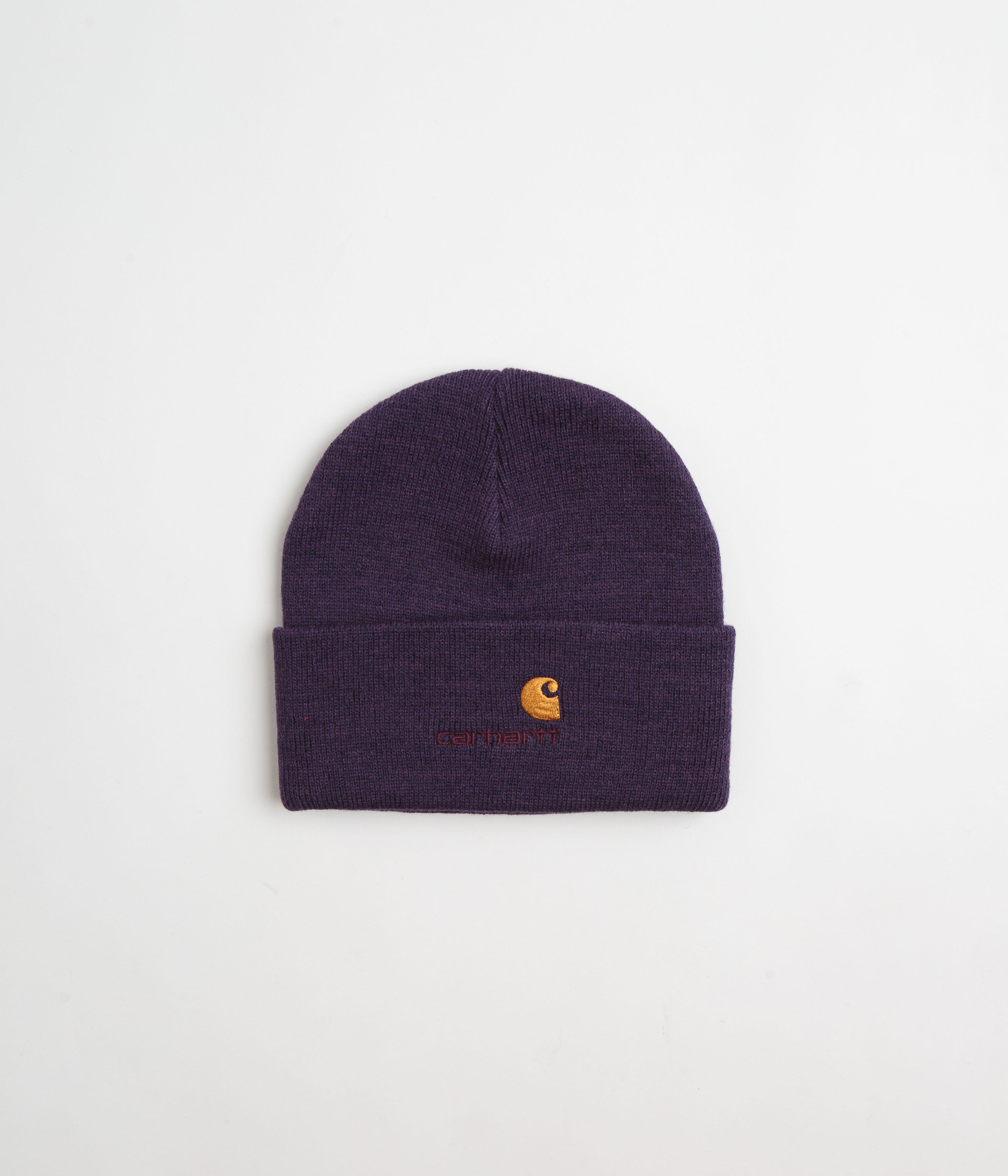 Carhartt American Script Beanie - Stunning Cassis