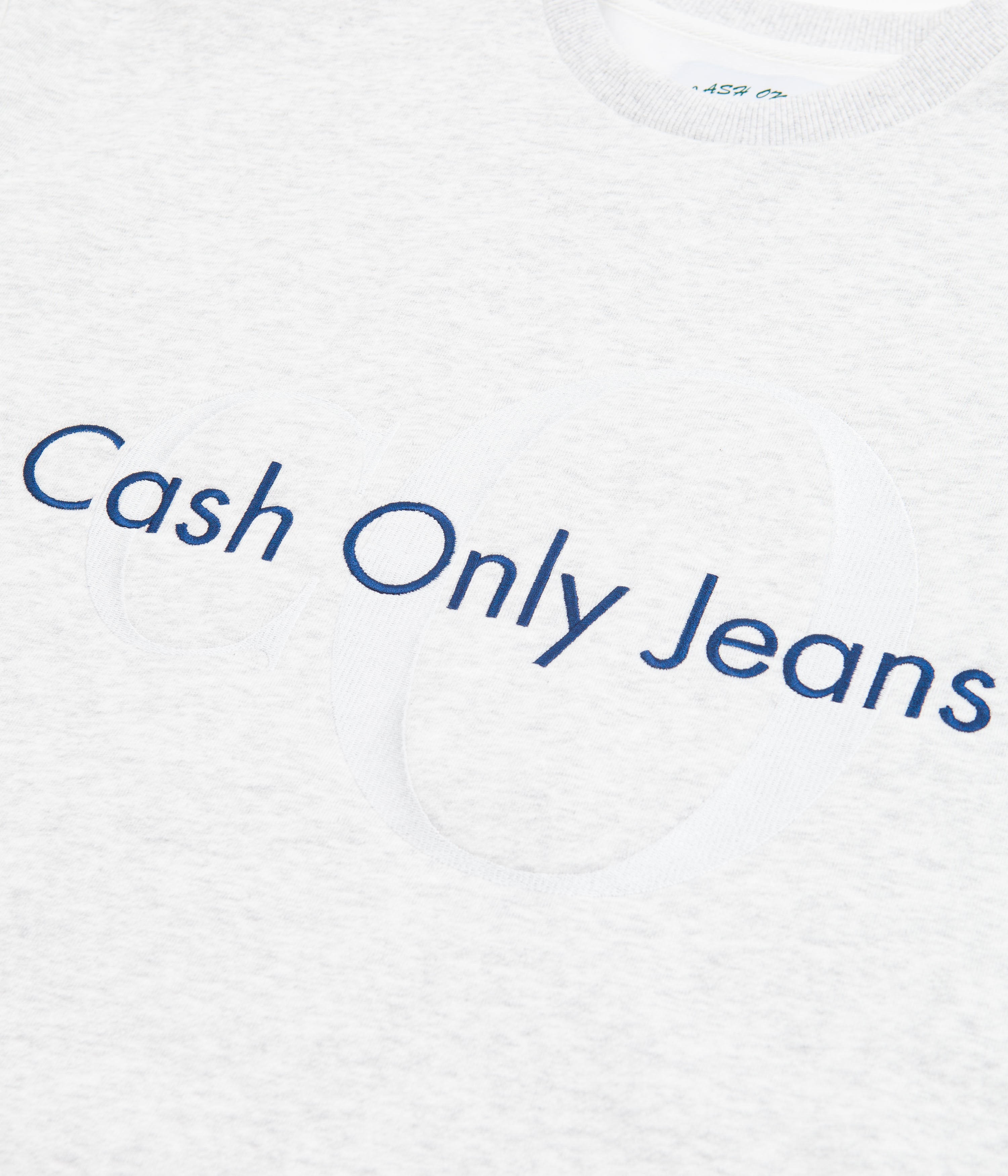 Cash Only Jeans Ash Grey Crewneck Sweatshirt - A Skate-Ready Essential