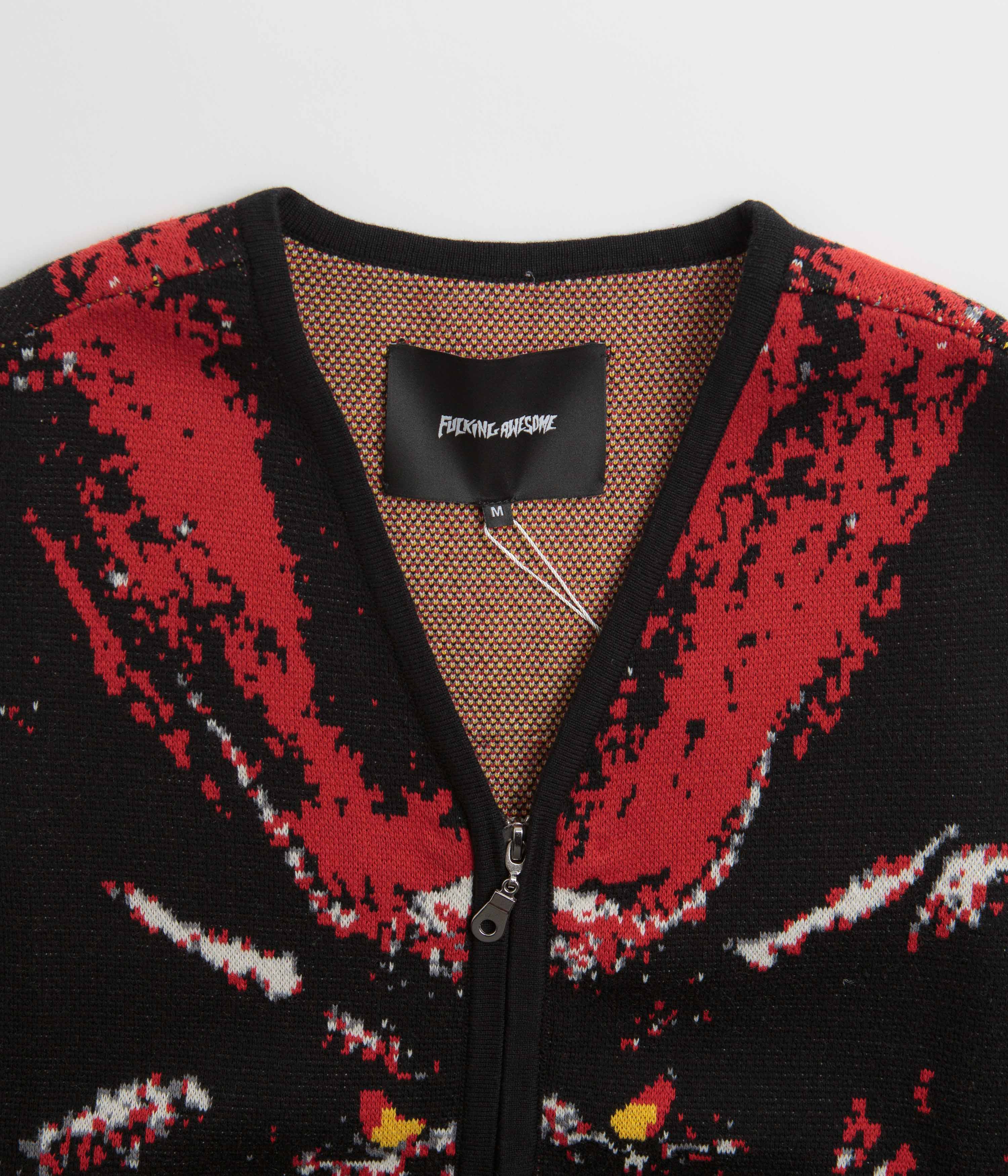 Fucking Awesome's Stunning Better Half Knitted Utility Vest - AOP