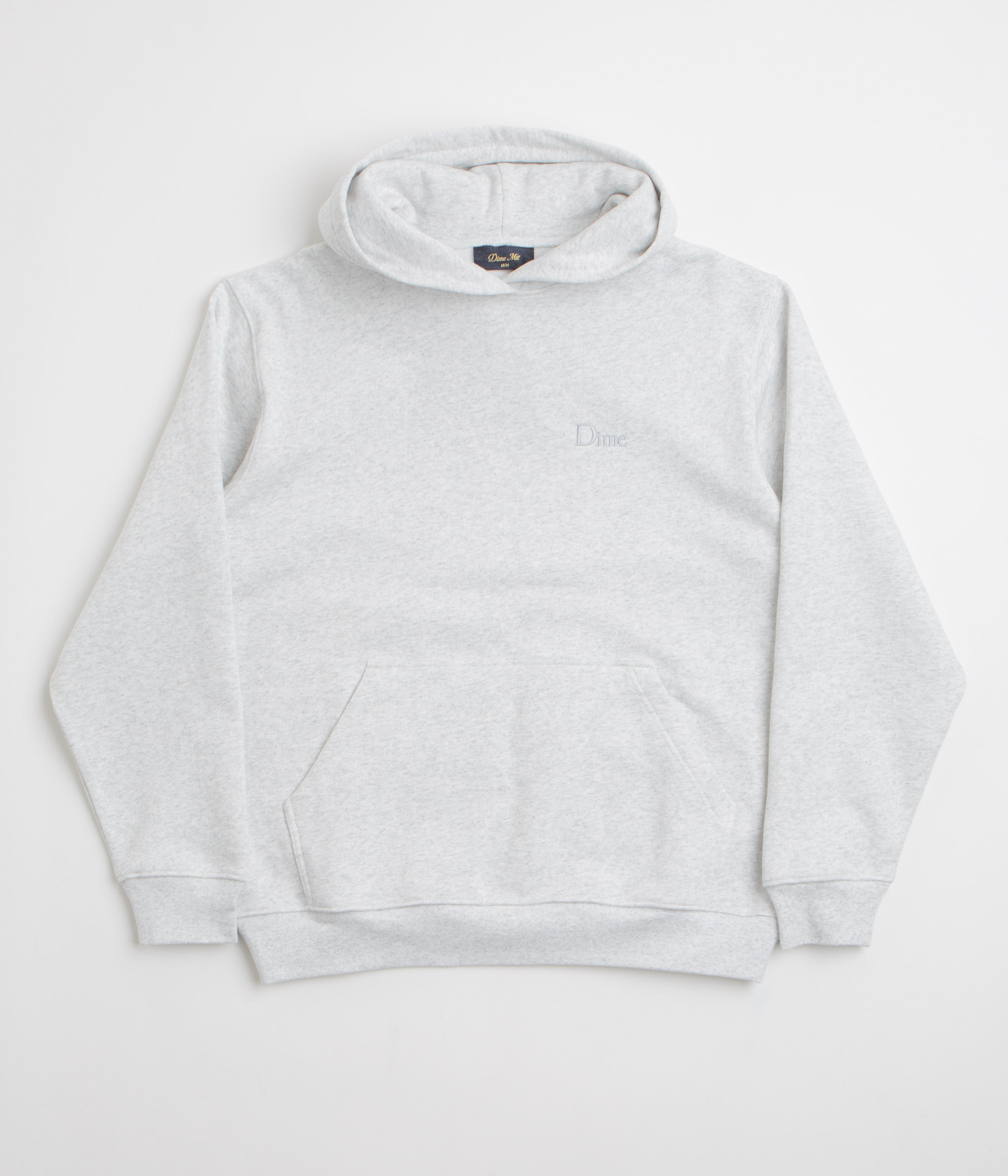 Dime's Stunning Ash Small Logo Classic Hoodie