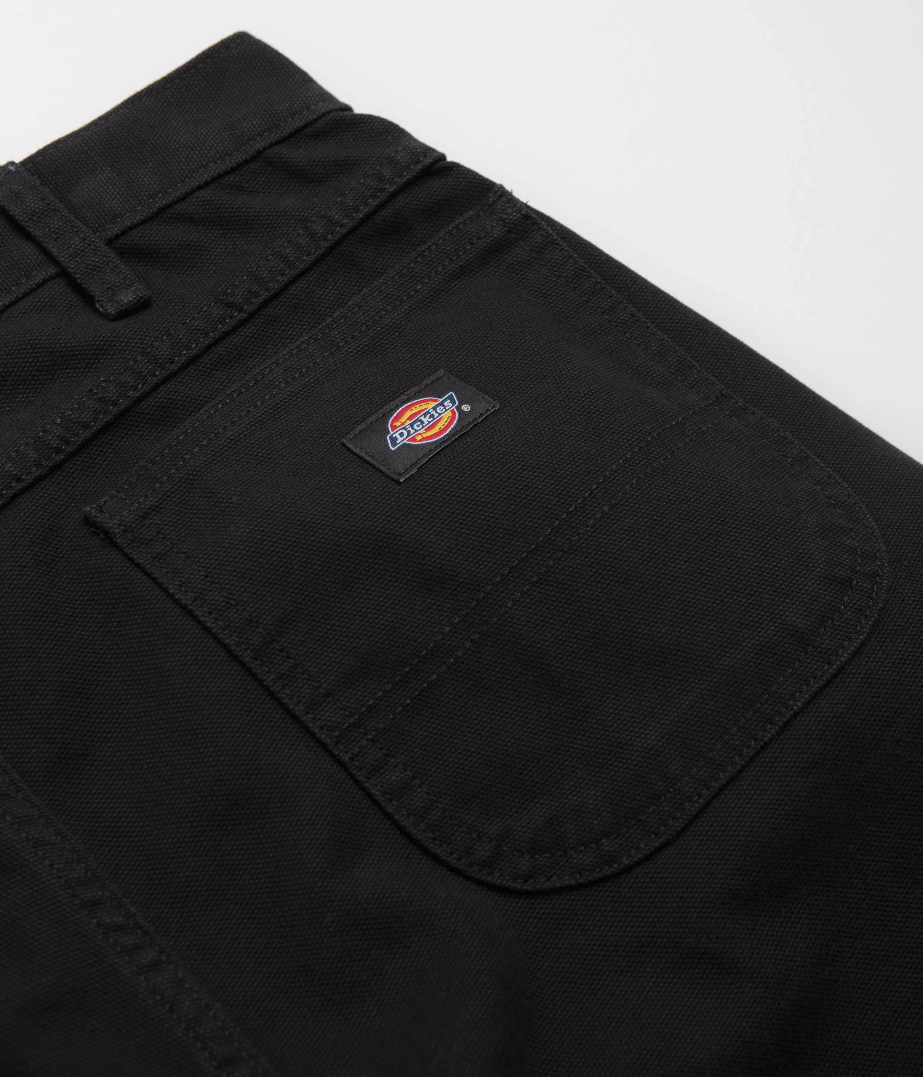 Dickies Stone Washed Black Duck Canvas Chap Shorts - Style That Lasts!